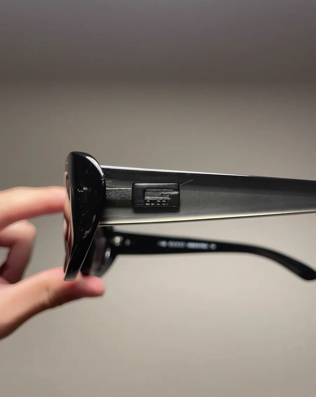 Gucci GUCCI Transparent Black Sports Sunglasses K24 Size ONE SIZE - 5 Thumbnail