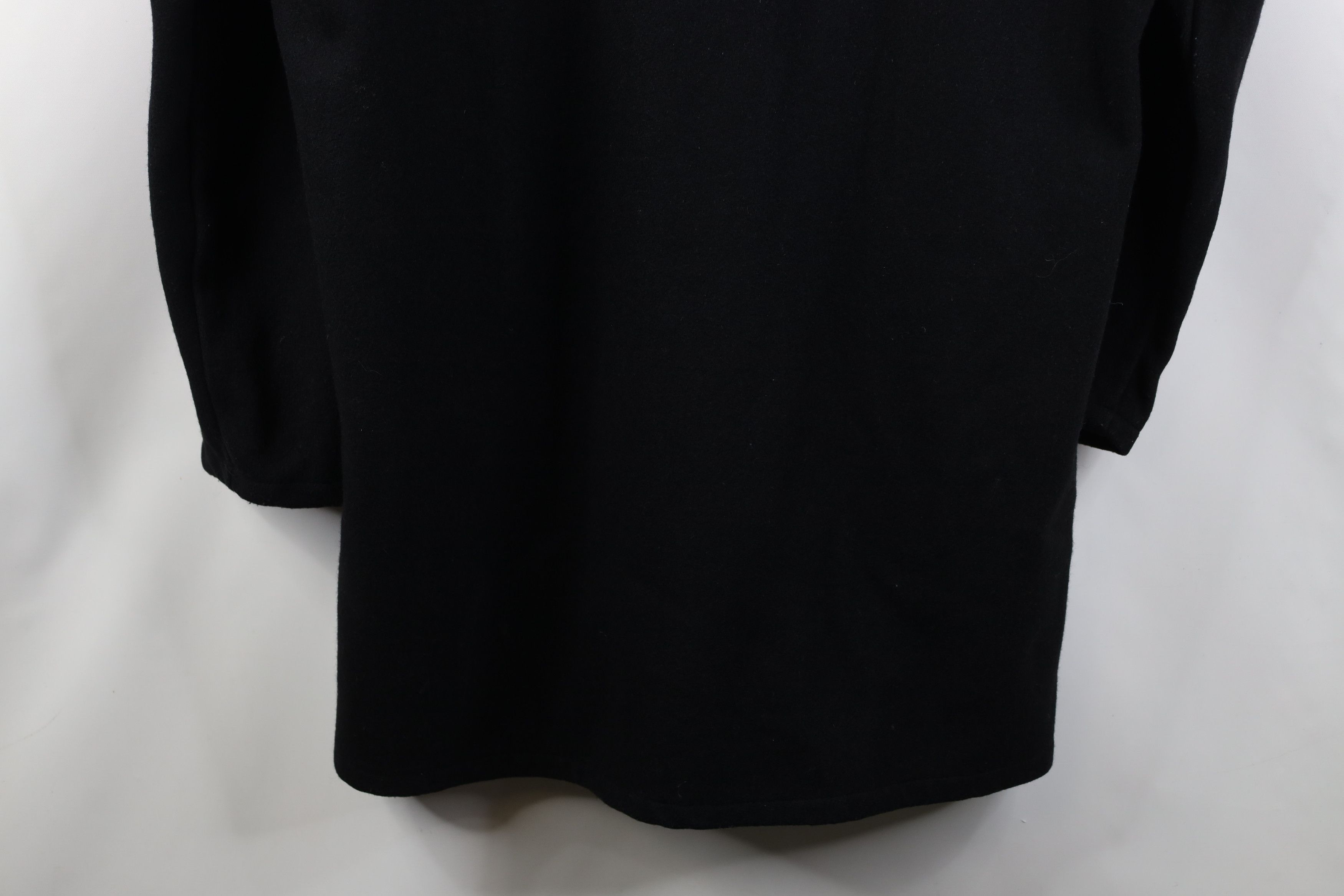 Vintage Vintage 50s Fleece Lined Wool Hooded Parka Jacket Black USA Size US XL / EU 56 / 4 - 15 Thumbnail