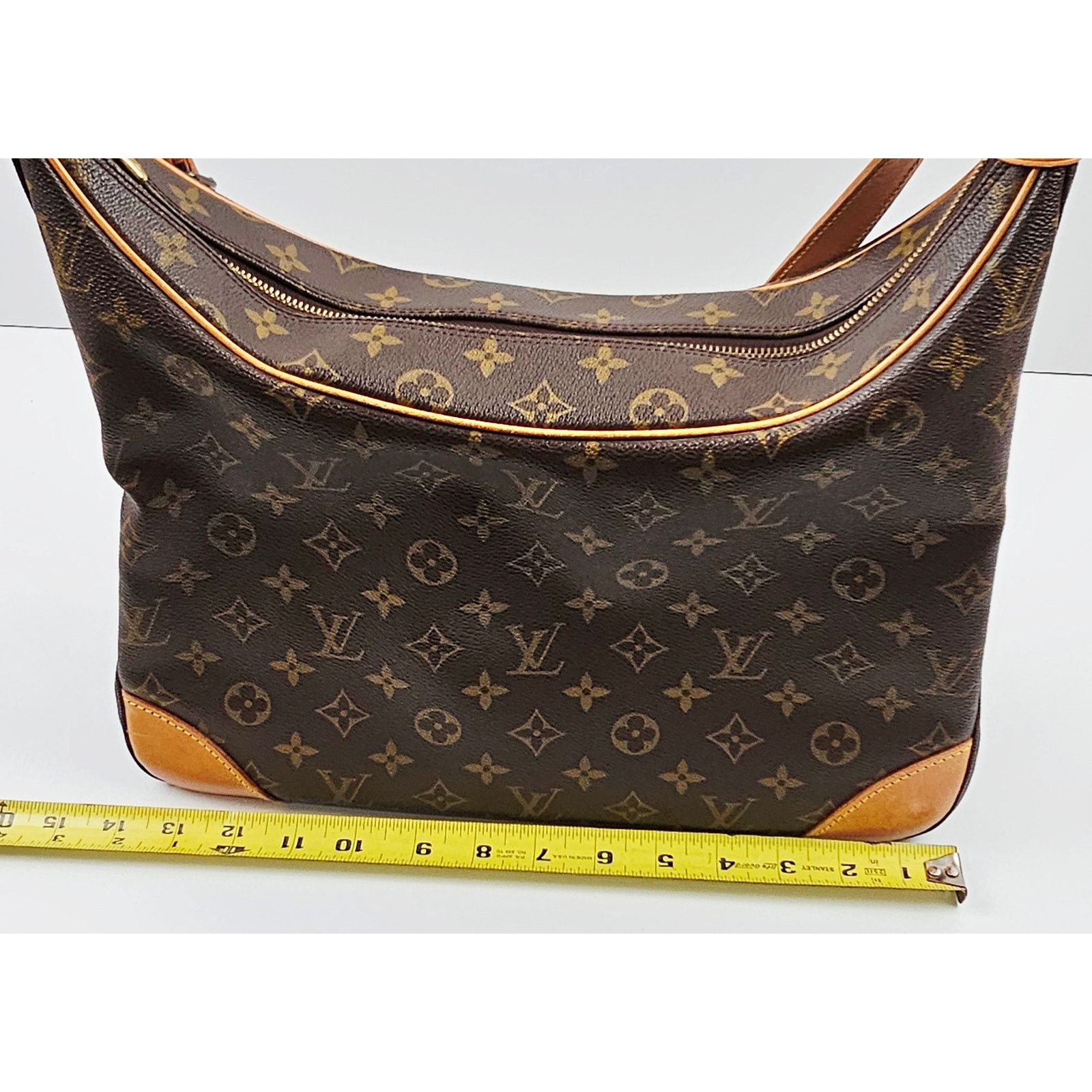 Louis Vuitton Louis Vuitton Monogram Boulogne 35 Shoulder Bag Brown Size ONE SIZE - 8 Thumbnail