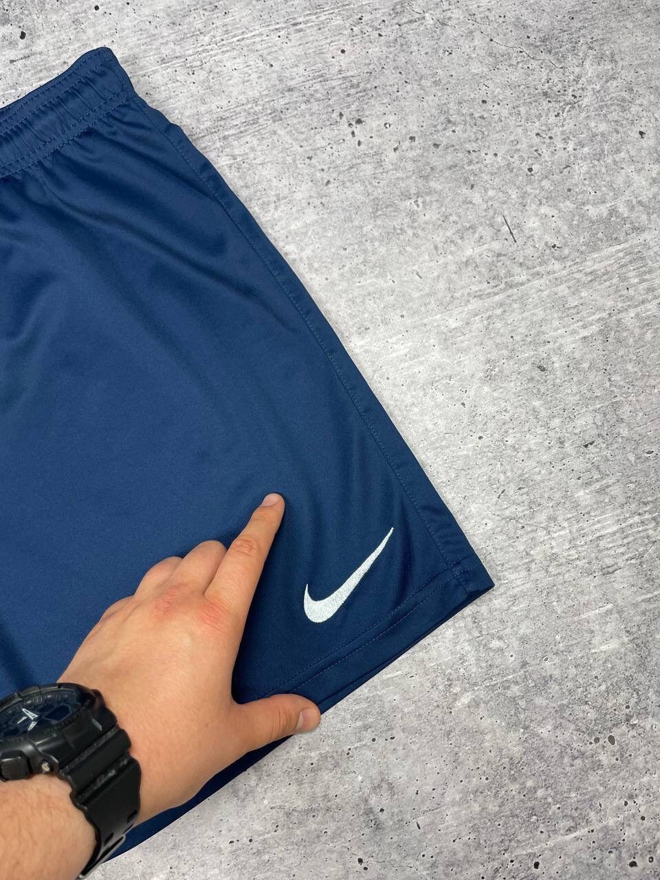 Nike × Vintage Vintage Nike 90’s Y2K Style Drill Blue Soccer Dri-Fit Shorts Size US 30 / EU 46 - 5 Thumbnail