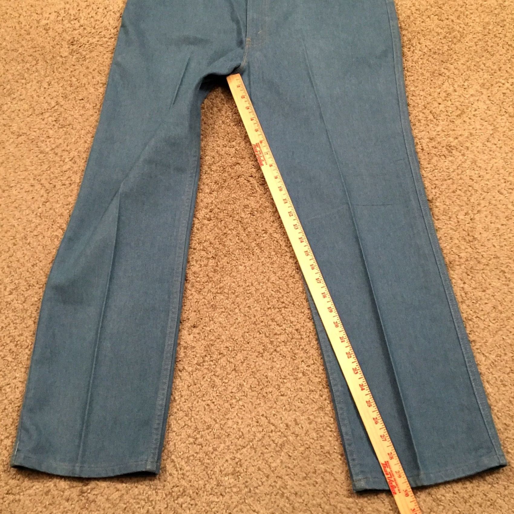 Levi's Levi'S Action Jeans Mens Size 40 Blue Straight Leg Vintage 50/50 Blend USA 37x30 Size US 40 / EU 56 - 5 Thumbnail