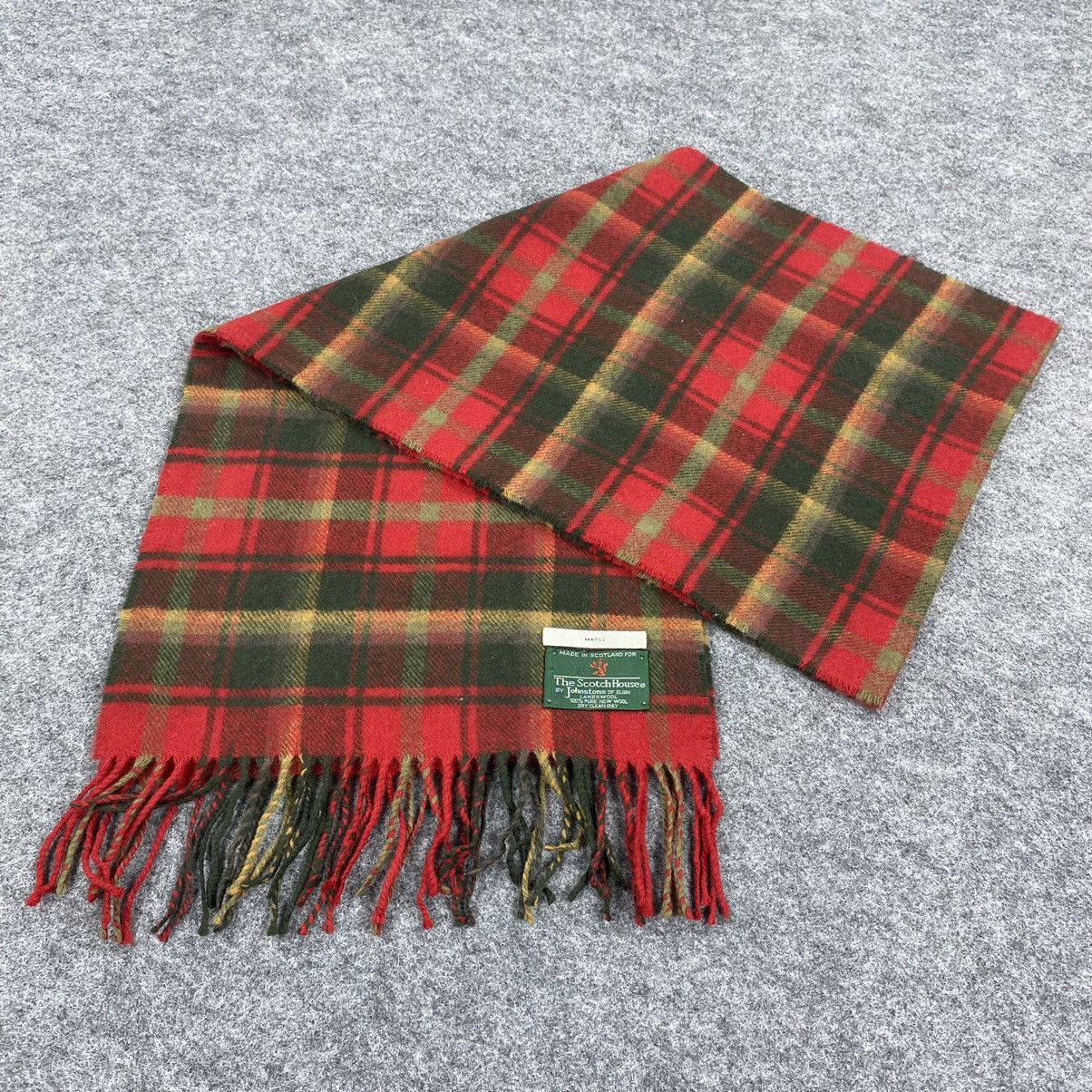 Johnstons Of Elgin × Vintage Johnstons of Elgin Scarf # Muffler # Neckwear # D103 Size ONE SIZE - 5 Thumbnail