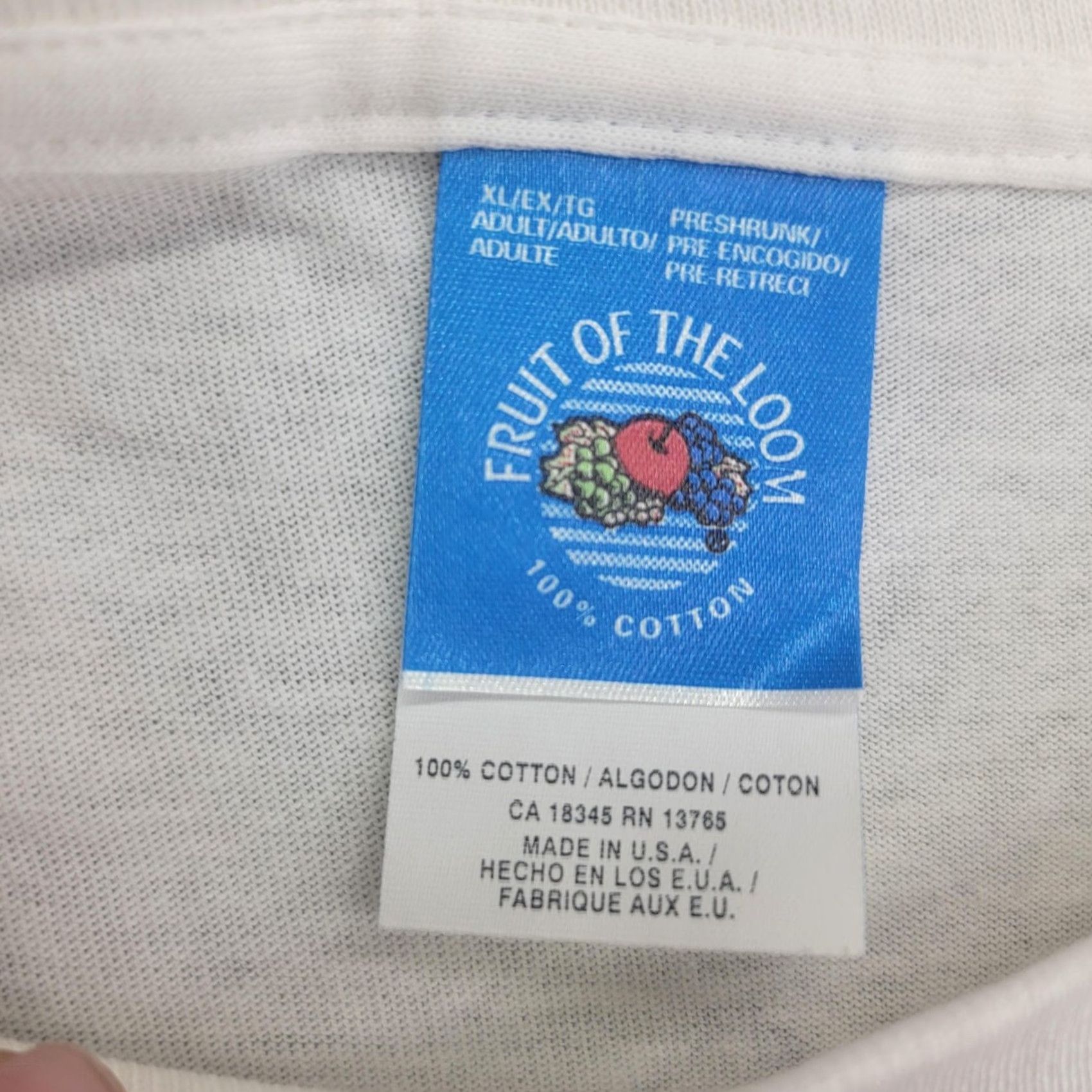 Fruit Of The Loom VINTAGE Camacho VS Duran Shirt Mens XL White legend to legend Boxing PPV 1996 Size US XL / EU 56 / 4 - 5 Thumbnail