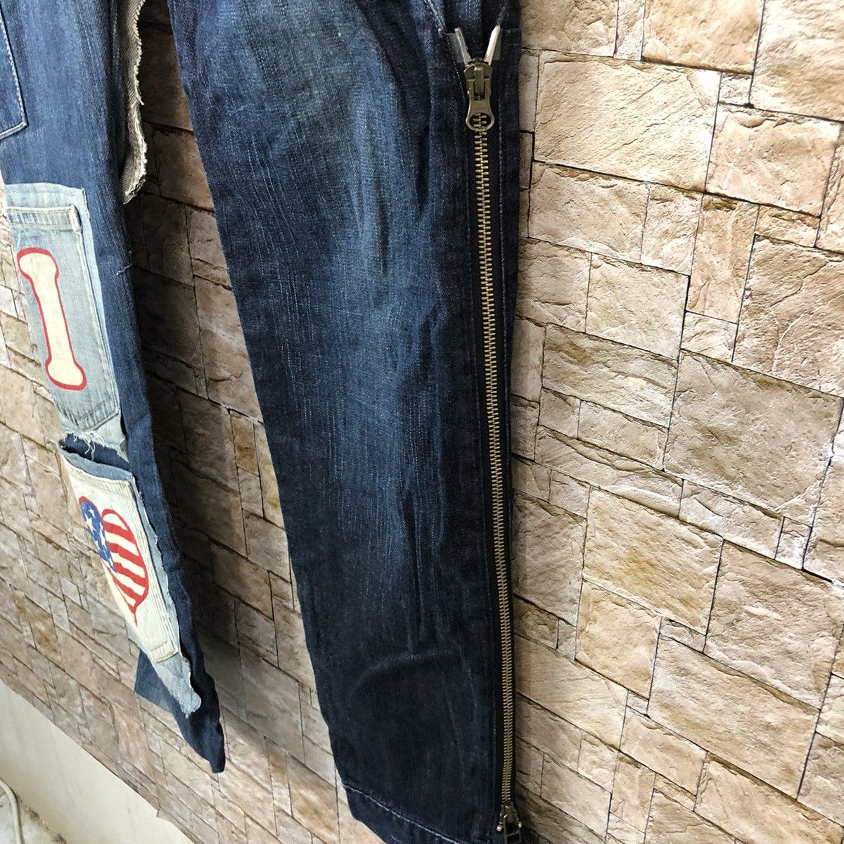 Marithe + Francois Girbaud Marithe Francois Girbaund Blue Custom Denim Pants #A572 Size US 30 / EU 46 - 14 Thumbnail