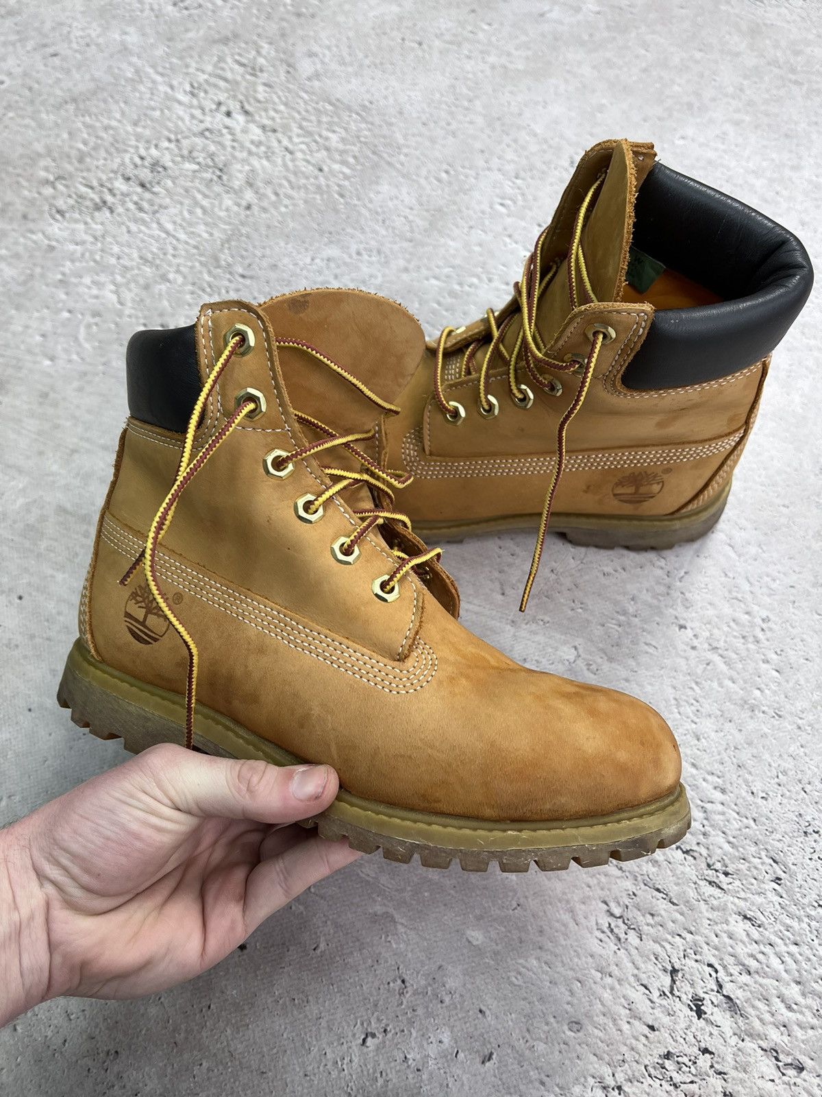 Timberland Rare leather brown timberland high boots y2k Size US 7 / EU 40 - 1 Thumbnail