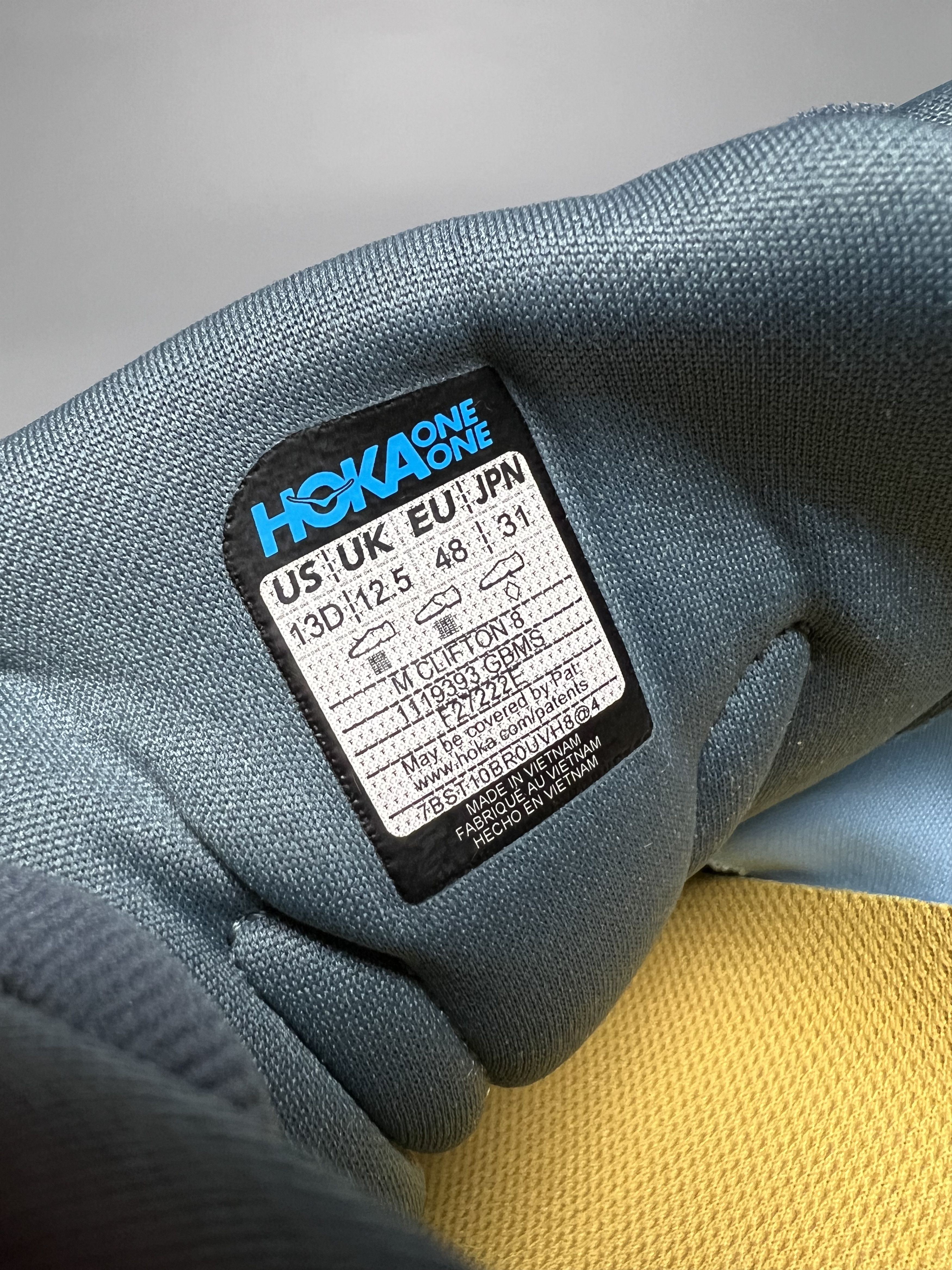 Hoka 13D Hoka One One Clifton 8 Men's Running Shoes Walking Gym Size US 13 / EU 46 - 20 Thumbnail