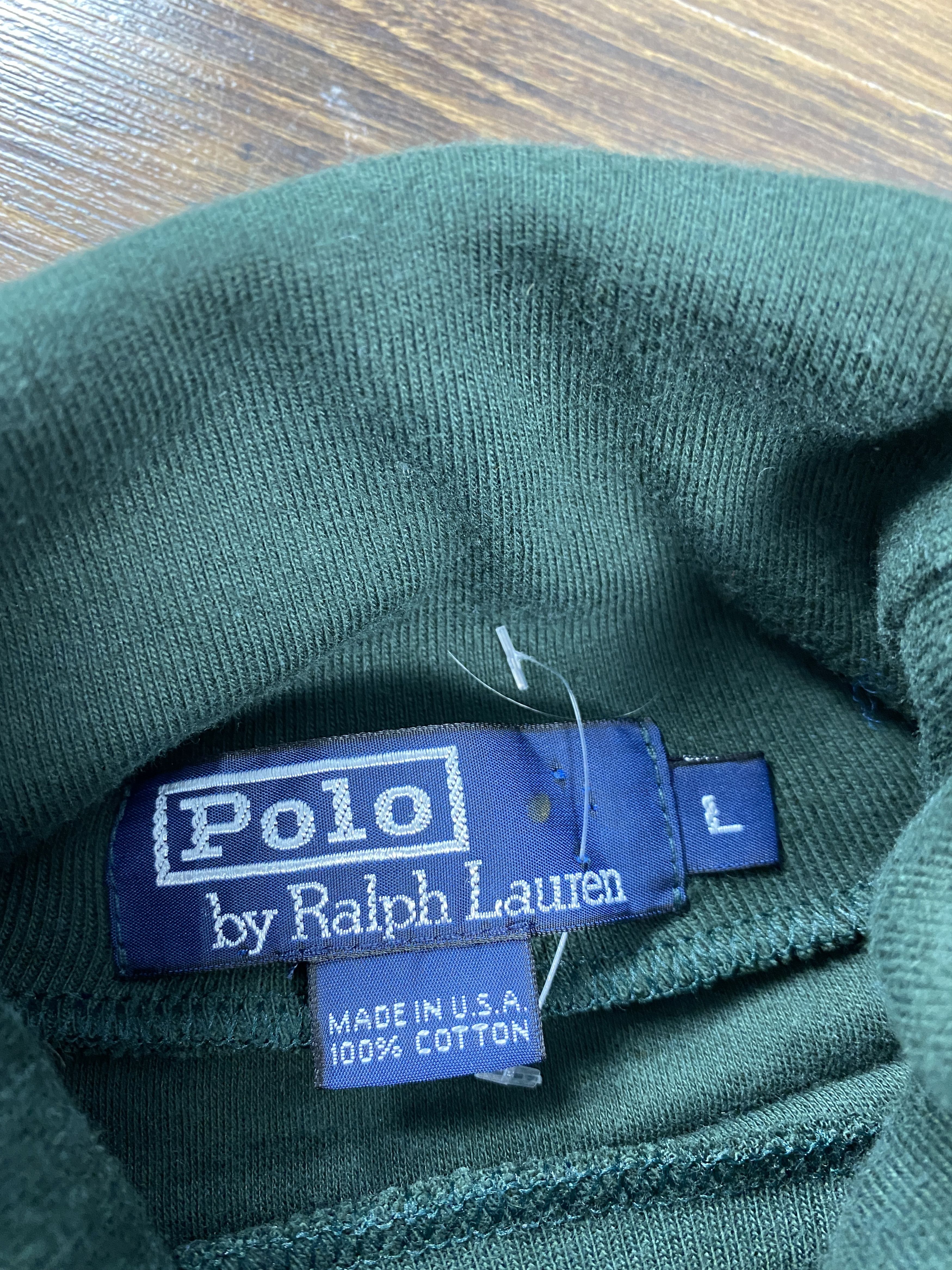 Polo Ralph Lauren × Ralph Lauren Polo Ralph Lauren 90s vintage turtleneck sweater high neck Size US L / EU 52-54 / 3 - 3 Thumbnail