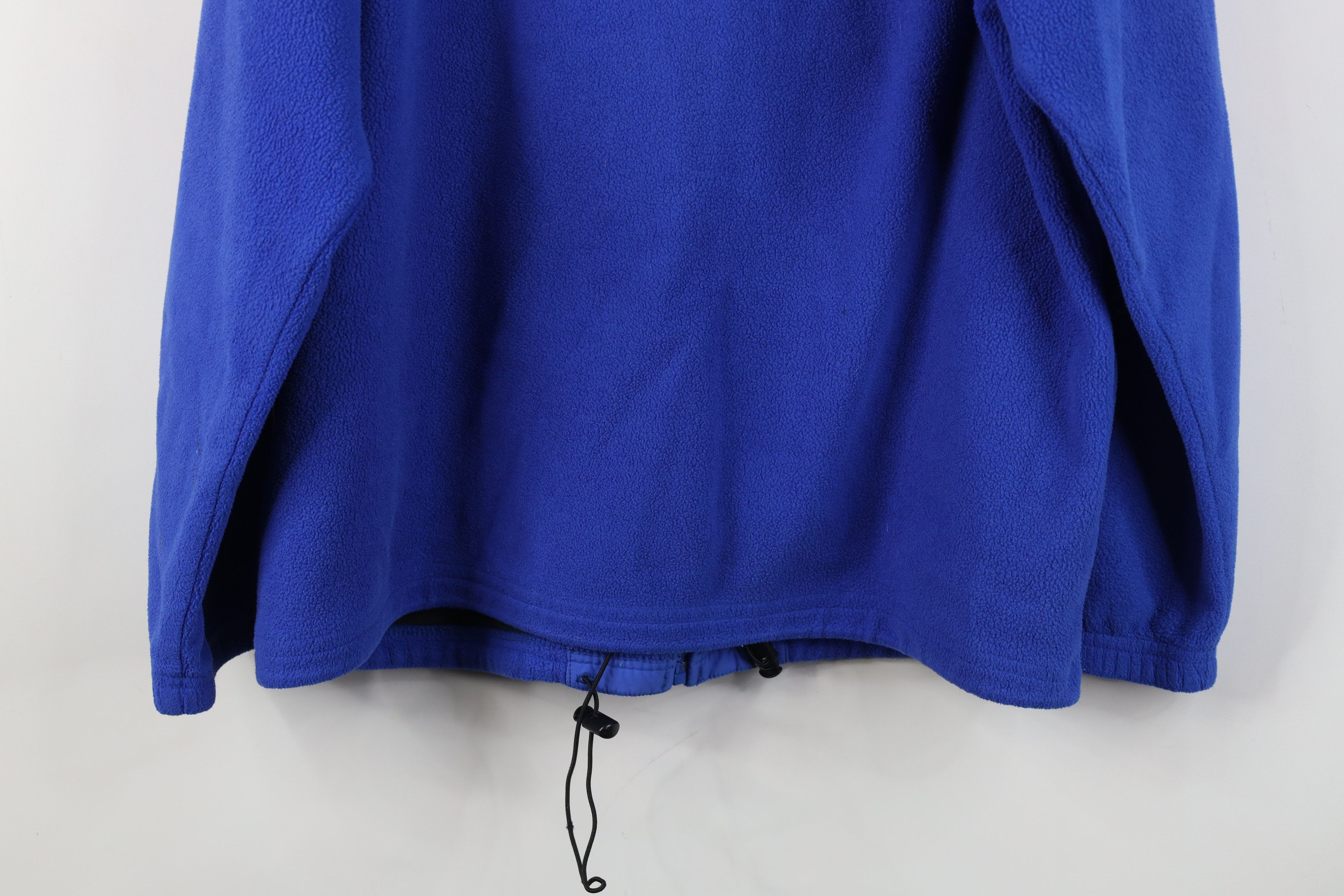 Lands' End Vintage 90s Lands End Blank Full Zip Fleece Jacket Blue USA Size M / US 6-8 / IT 42-44 - 13 Thumbnail