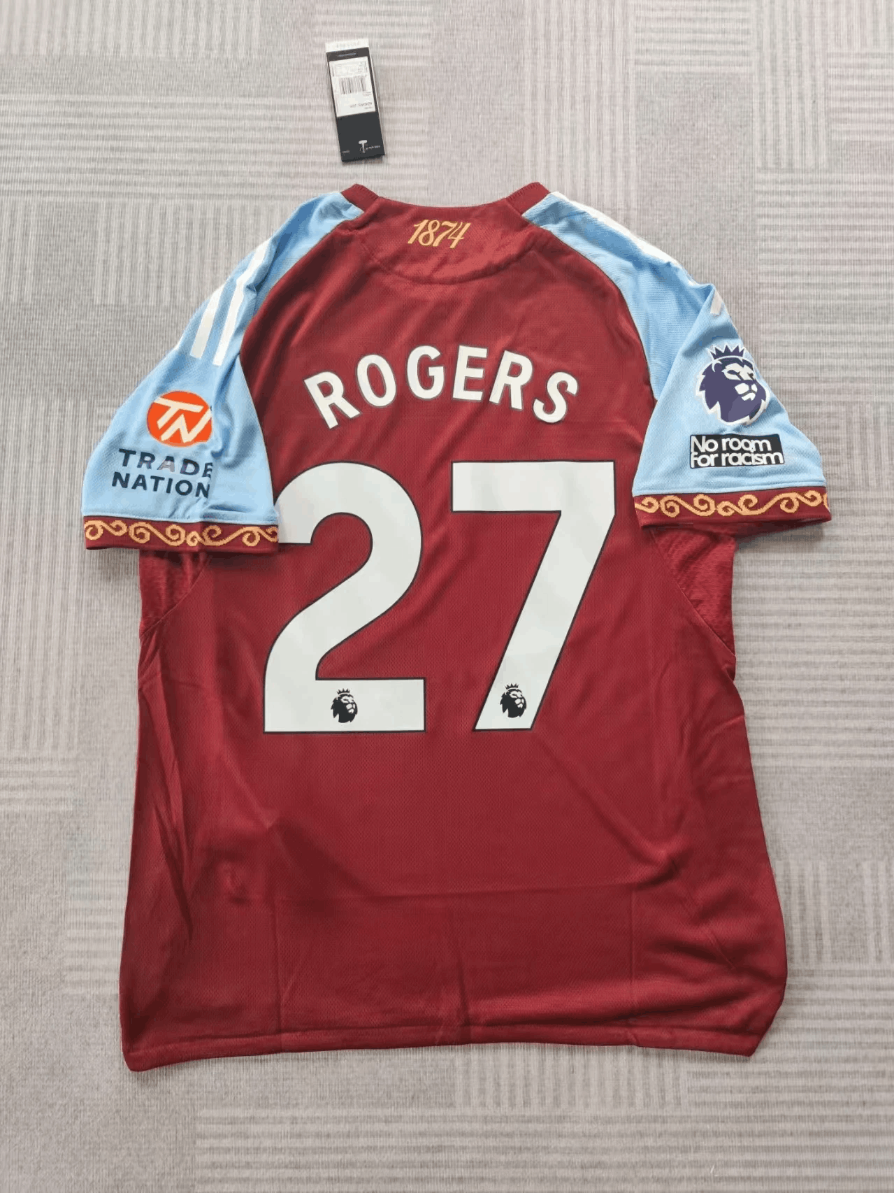 Other Aston Villa #27 Rogers Jersey 2026 Season Size US L / EU 52-54 / 3 - 1 Thumbnail