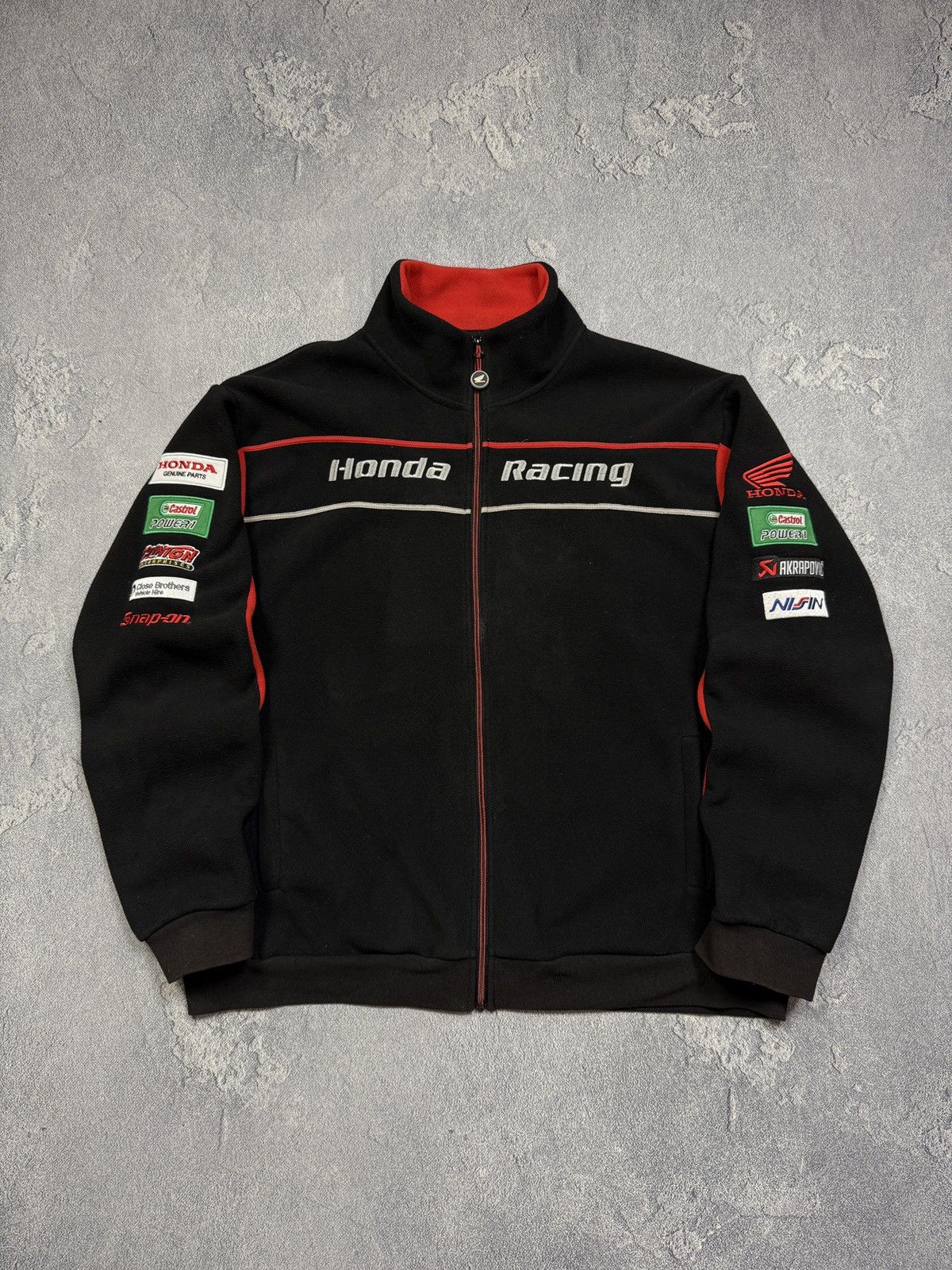 Honda Crazy Honda Racing Fleece Zip Jacket Size US XXL / EU 58 / 5 - 1 Thumbnail