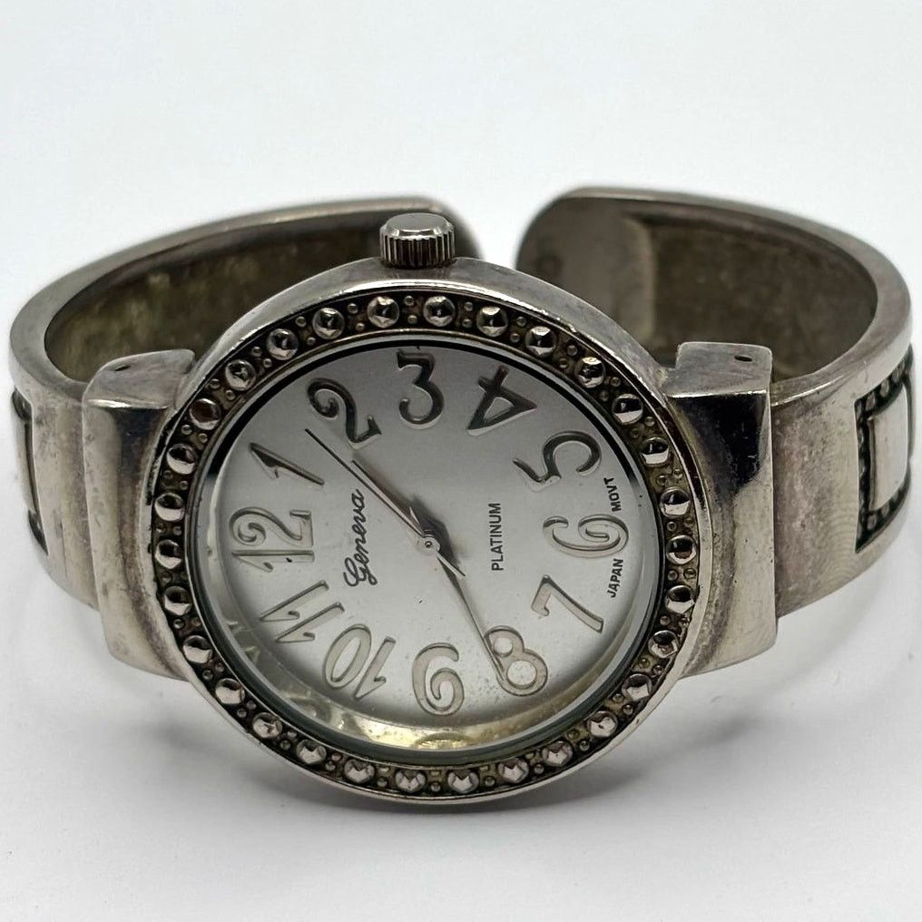 Other Silver Retro Cuff Watch Size ONE SIZE - 3 Thumbnail