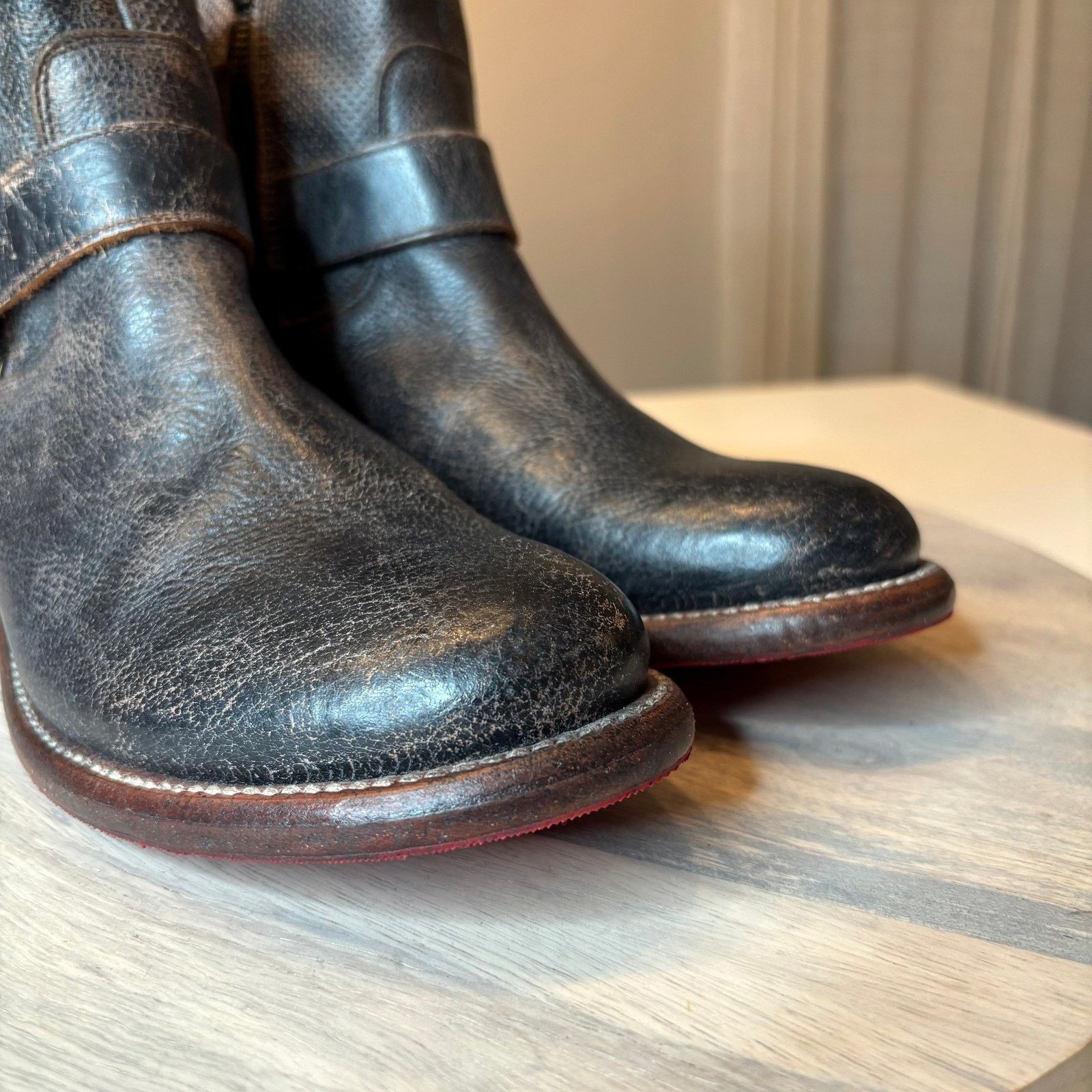 Bed Stu Bed Stu Becca Women's Leather Ankle Boots Buckle Zip Size 7 Size US 7 / IT 37 - 5 Thumbnail
