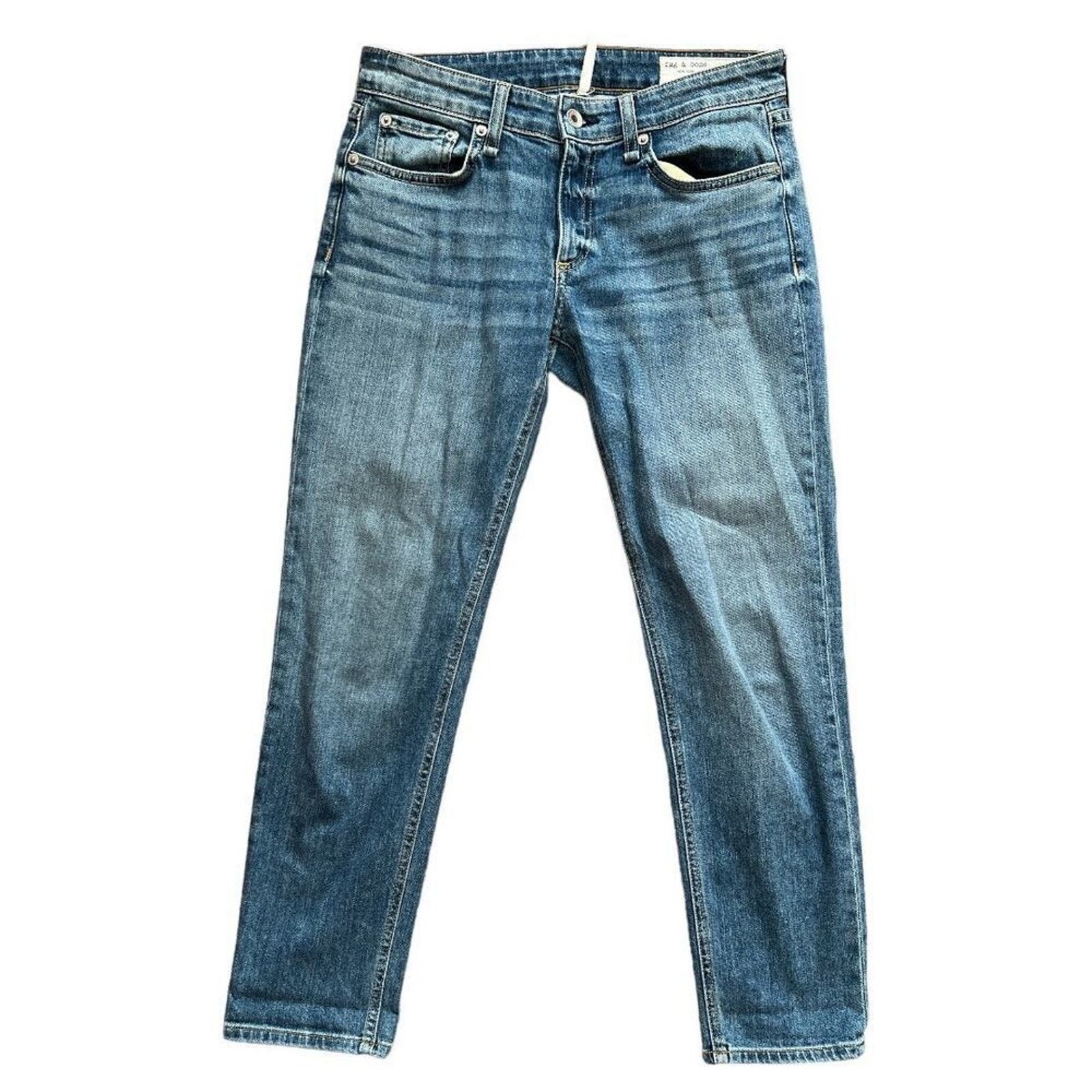 Rag & Bone RAG & BONE Low-Rise Skinny Cropped Jeans, XS/US24 Size 24" / US 00 / IT 34 - 2 Thumbnail