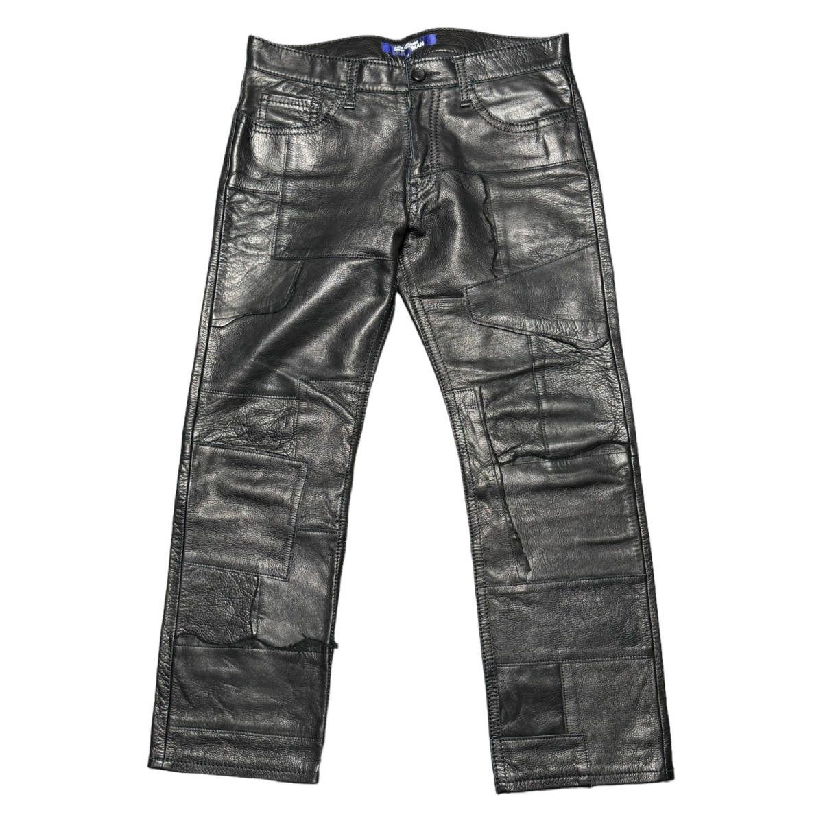 Comme des Garcons Homme Men's Leather Pants | Grailed