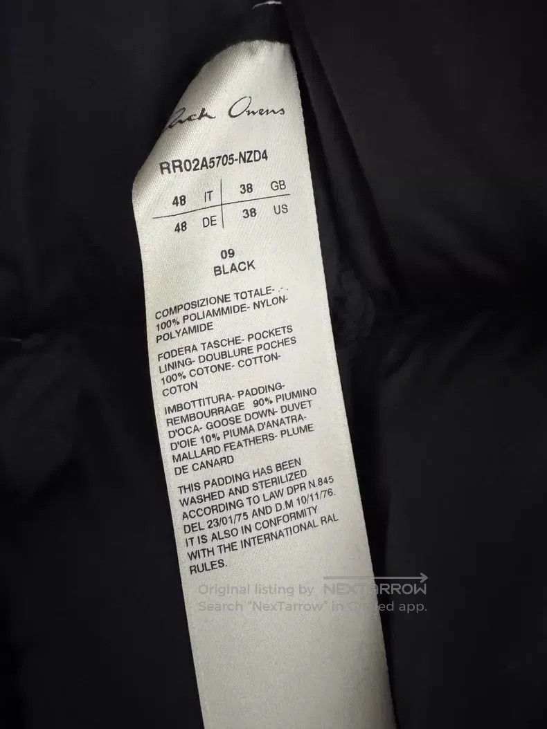Rick Owens RICK OWENS Beetle Puffer Jacket Size US M / EU 48-50 / 2 - 8 Thumbnail