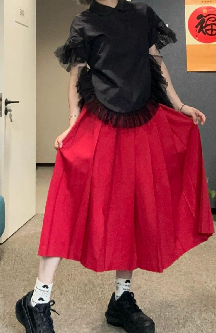Comme des Garcons Comme Des Garcons size S Wool elastic-waist drawstring ple Size 24" / US 00 / IT 34 - 7 Thumbnail