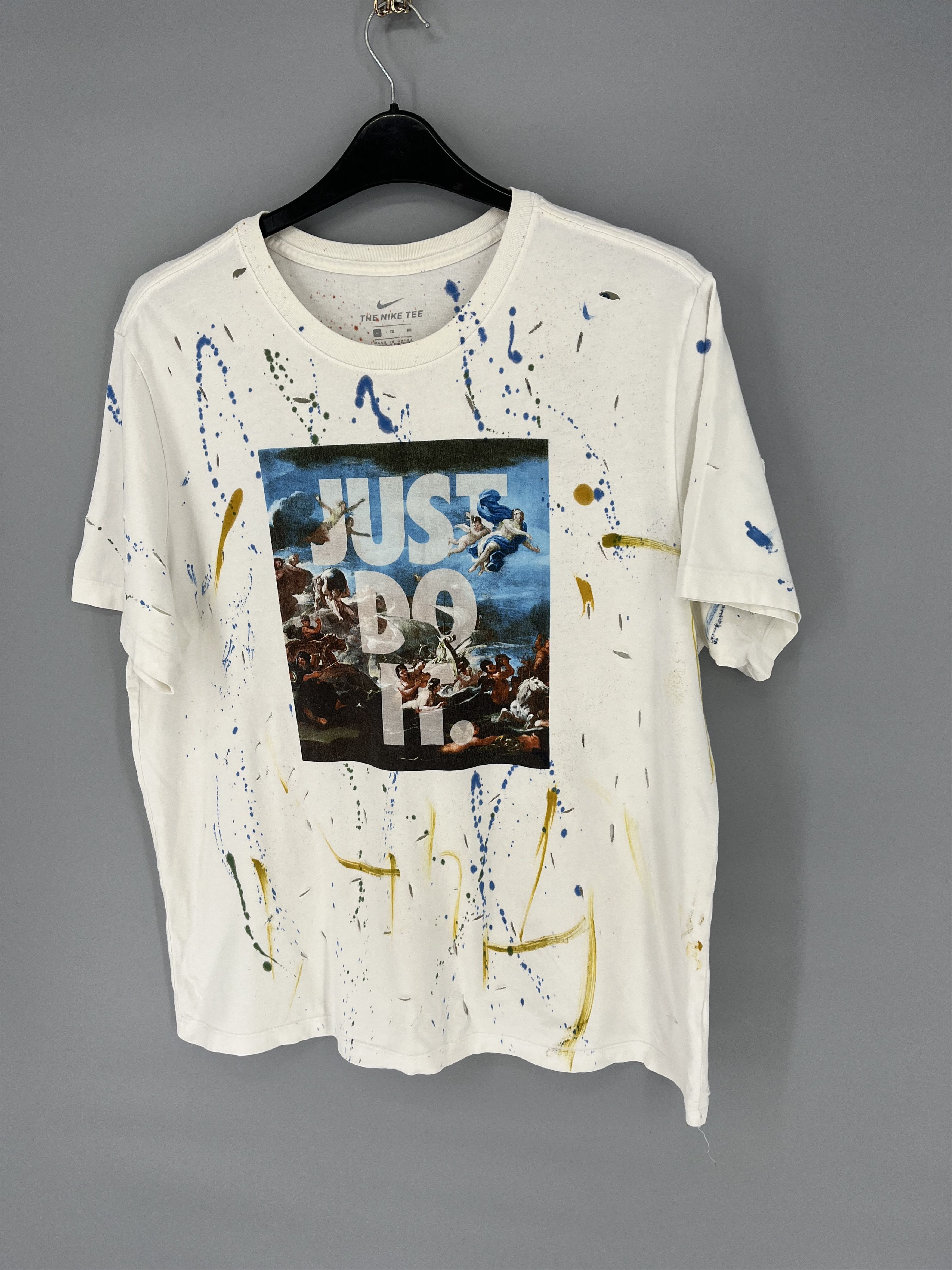 Nike Vintage Y2K Nike just do it T-Shirt custom Size US XL / EU 56 / 4 - 3 Thumbnail