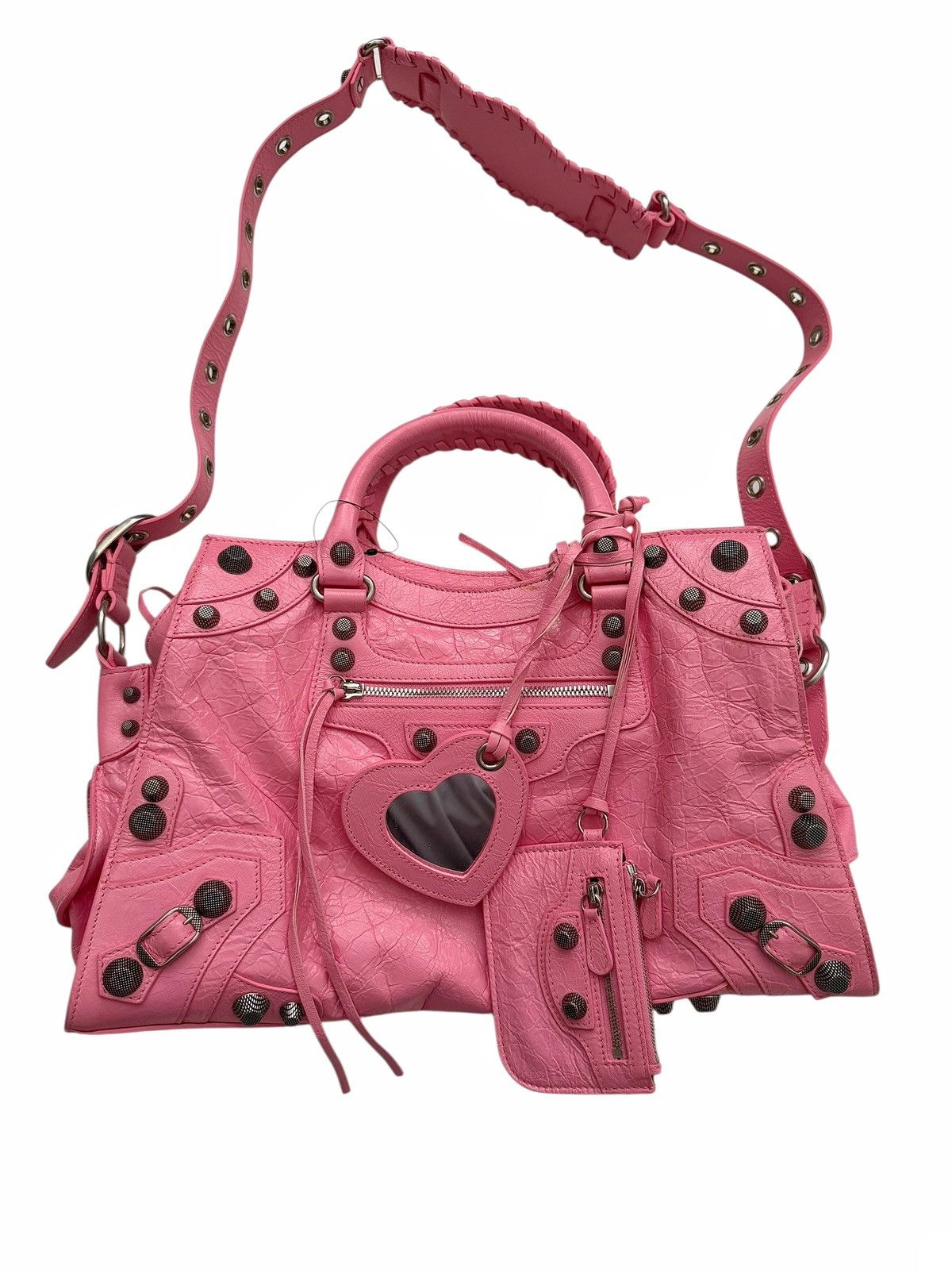 Balenciaga RARE Pink Le Cagole Neo City Bag Arena Leather Size ONE SIZE - 1 Thumbnail