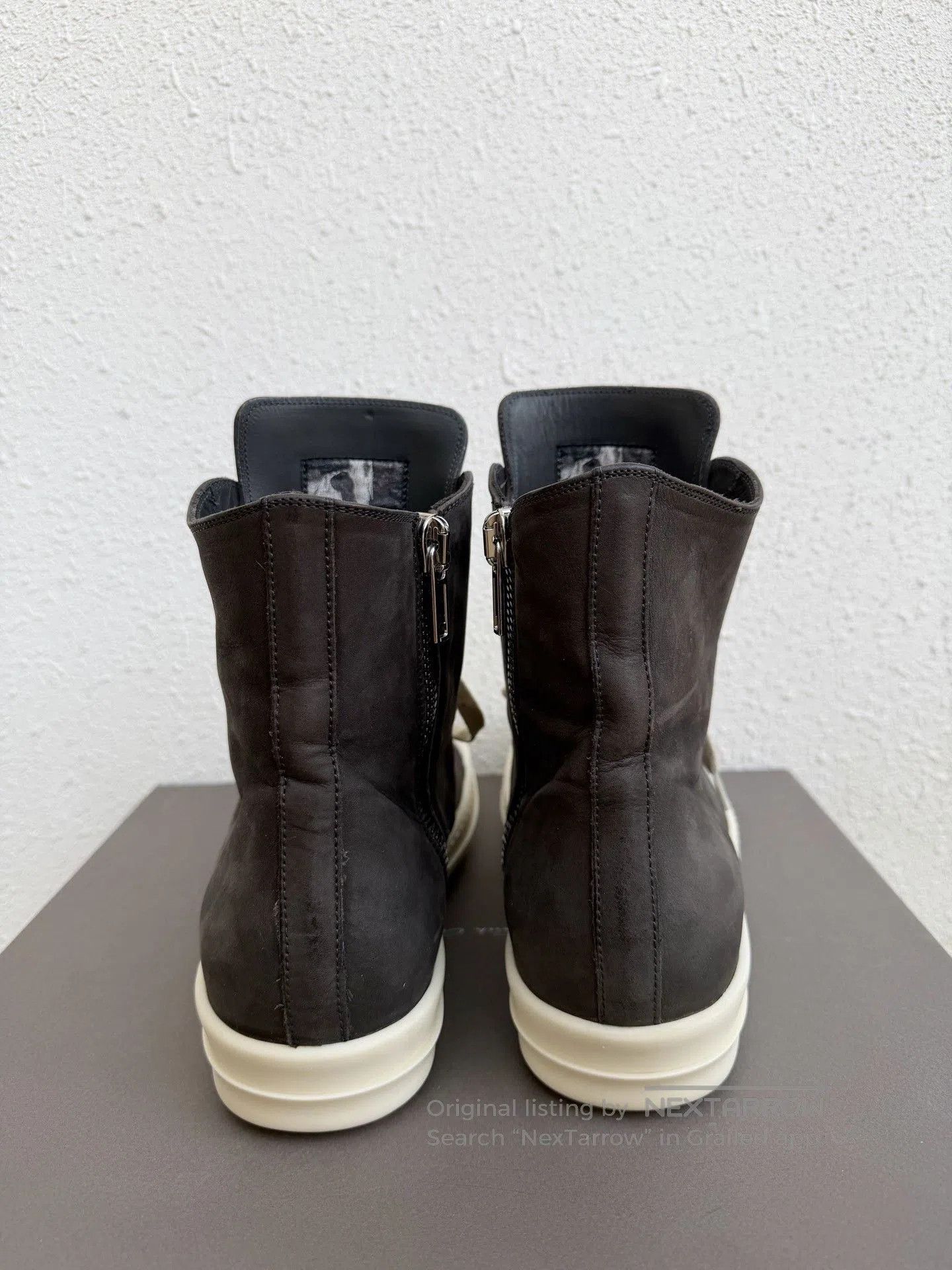Rick Owens Rick Owens x Converse Gray Suede High-Top. Size US 8 / EU 41 - 6 Thumbnail