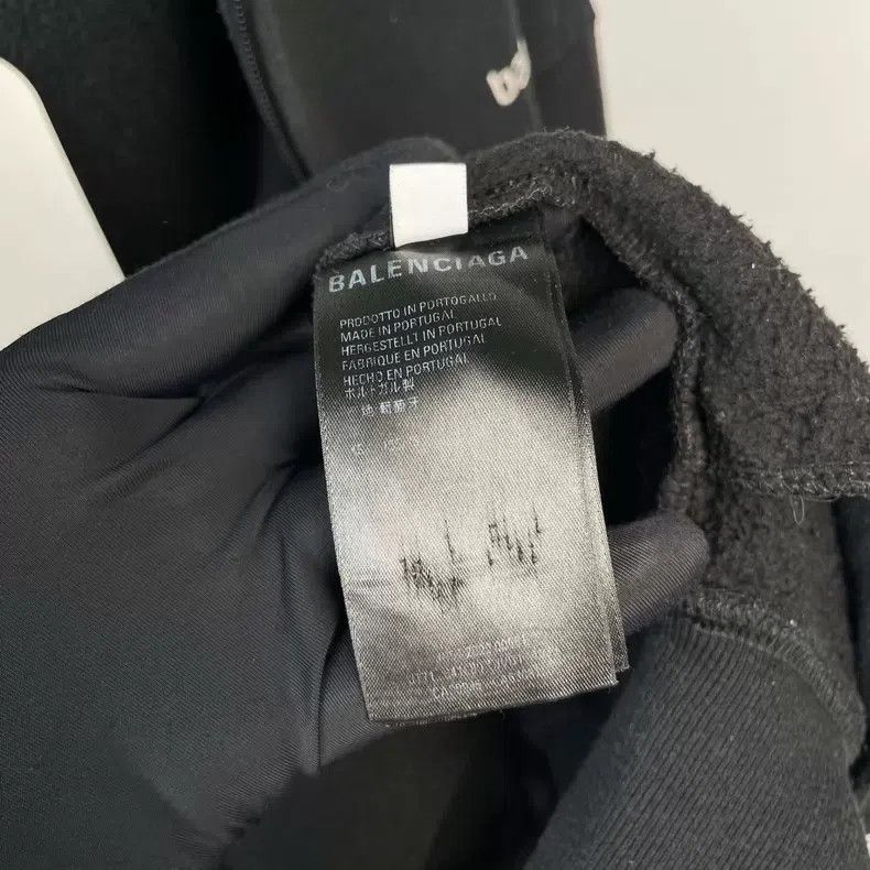 Balenciaga Balenciaga Black Small Logo Hooded Zip-Up Sweatshirt Size US XS / EU 42 / 0 - 8 Thumbnail