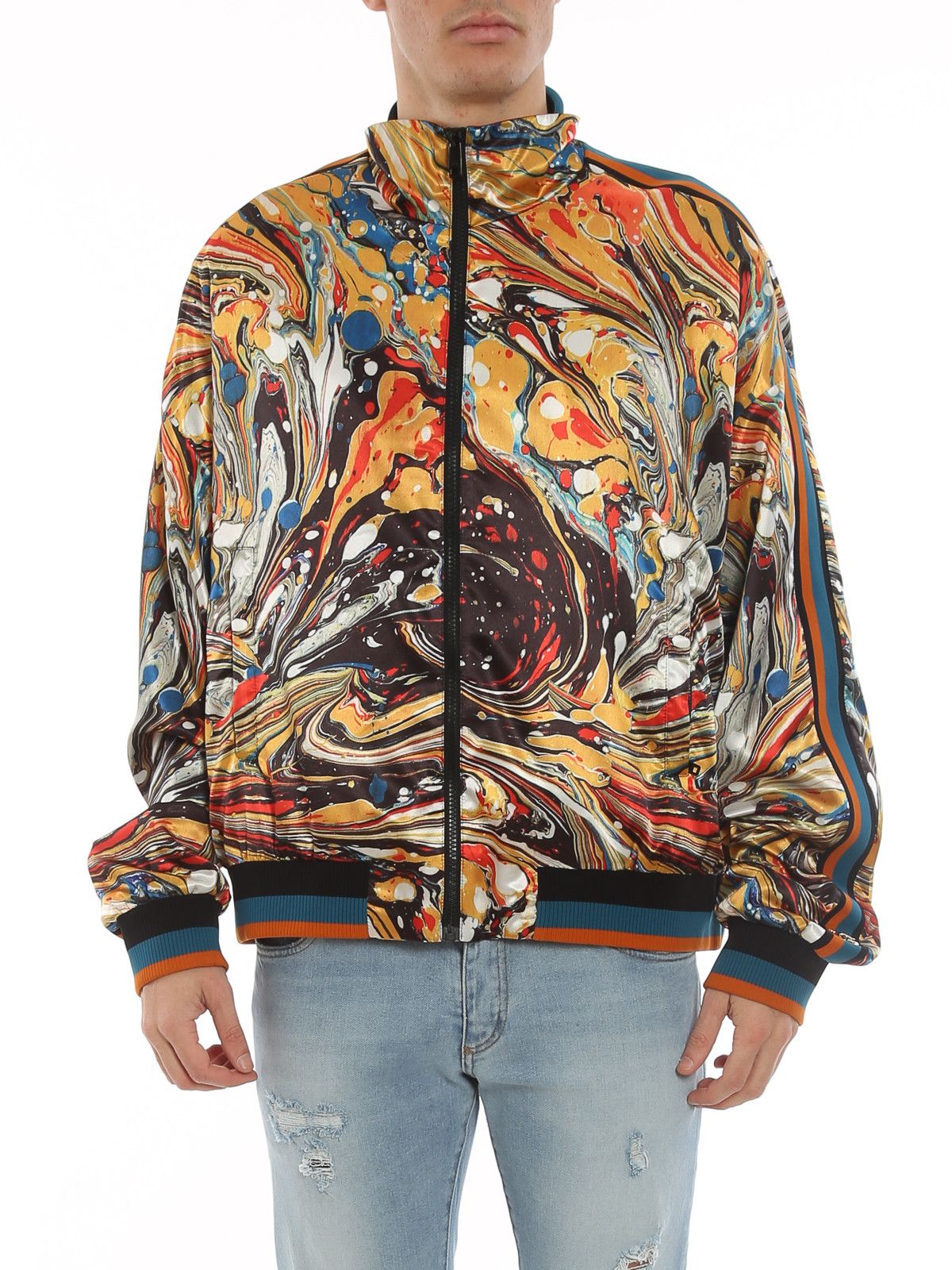 Dolce & Gabbana o1y0125 Bomber Jacket in Multicolor Size US XL / EU 56 / 4 - 3 Thumbnail