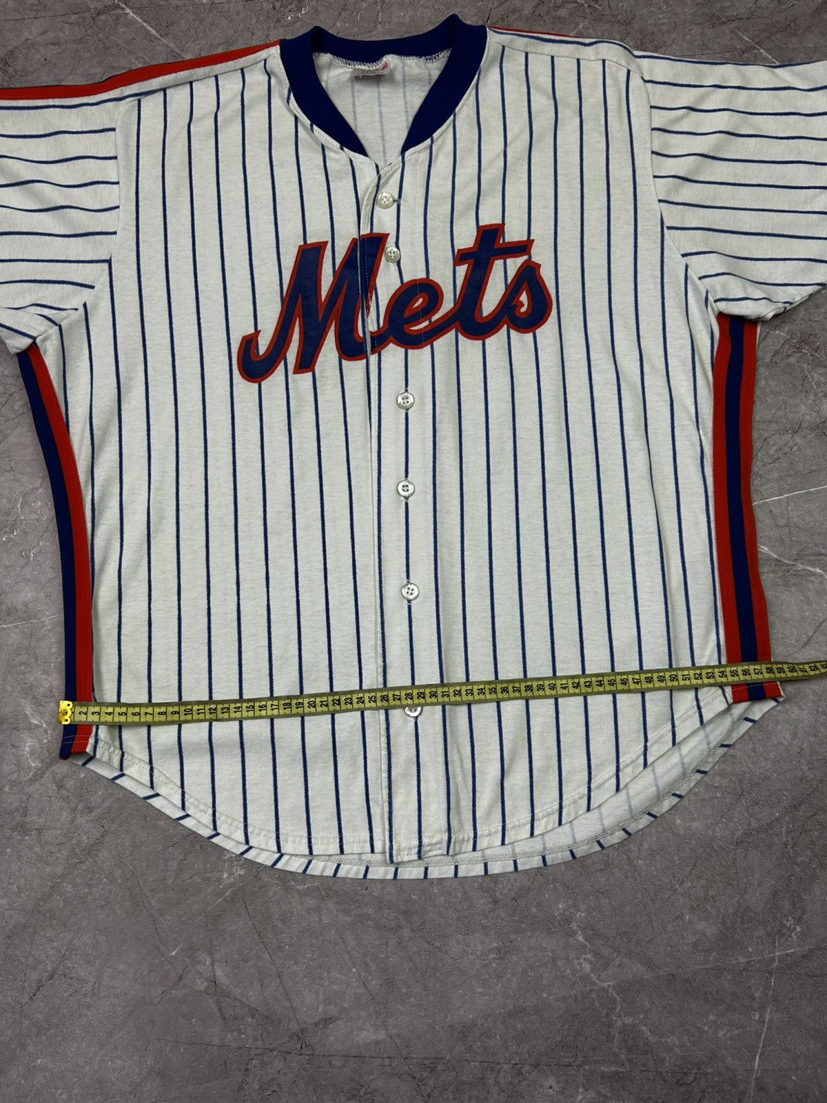 MLB Major League Mets MLB made in usa White Jersey Size US XL / EU 56 / 4 - 11 Thumbnail
