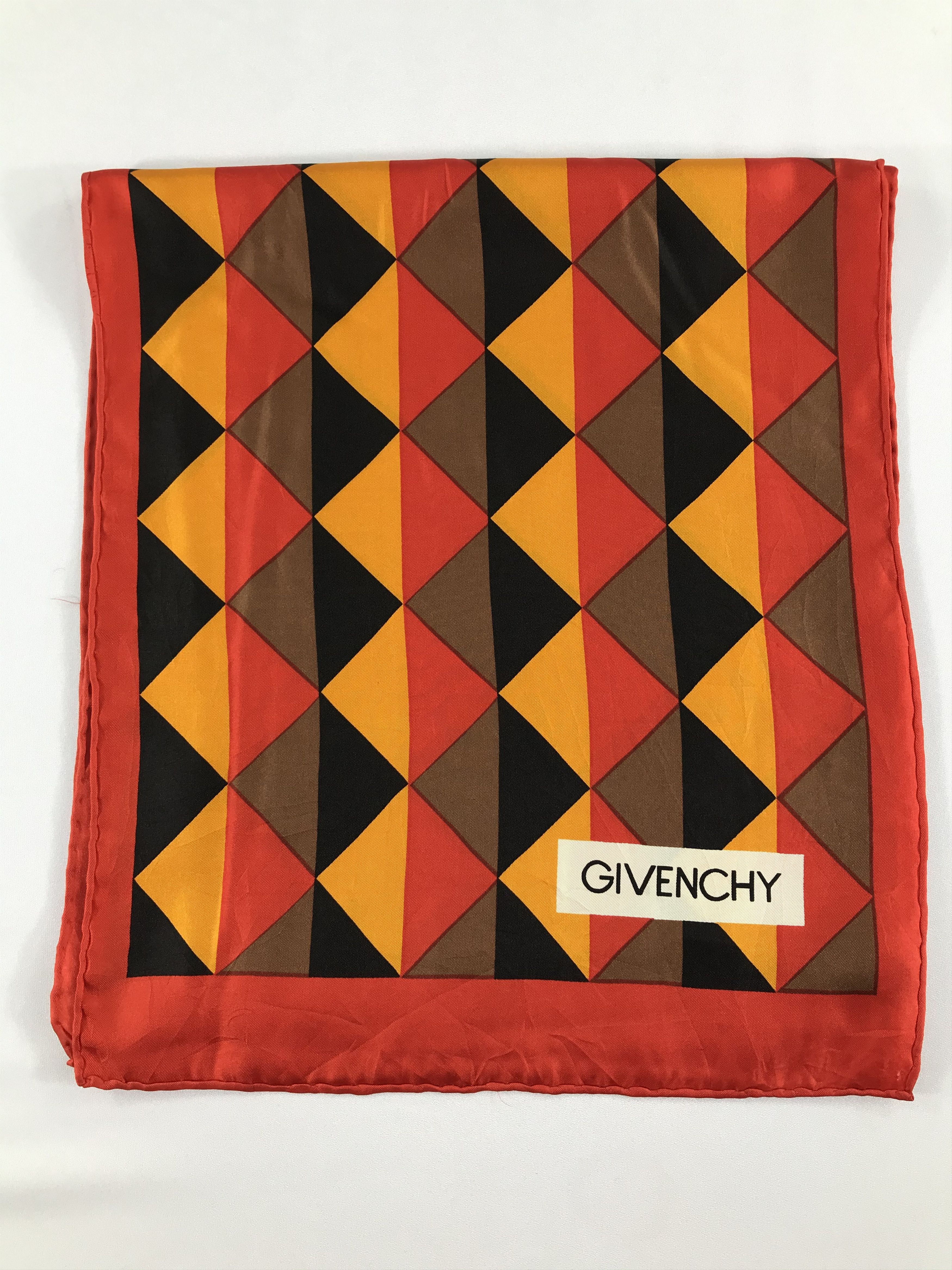 Vintage Vintage Givenchy Silk Scarf Size ONE SIZE - 2 Thumbnail