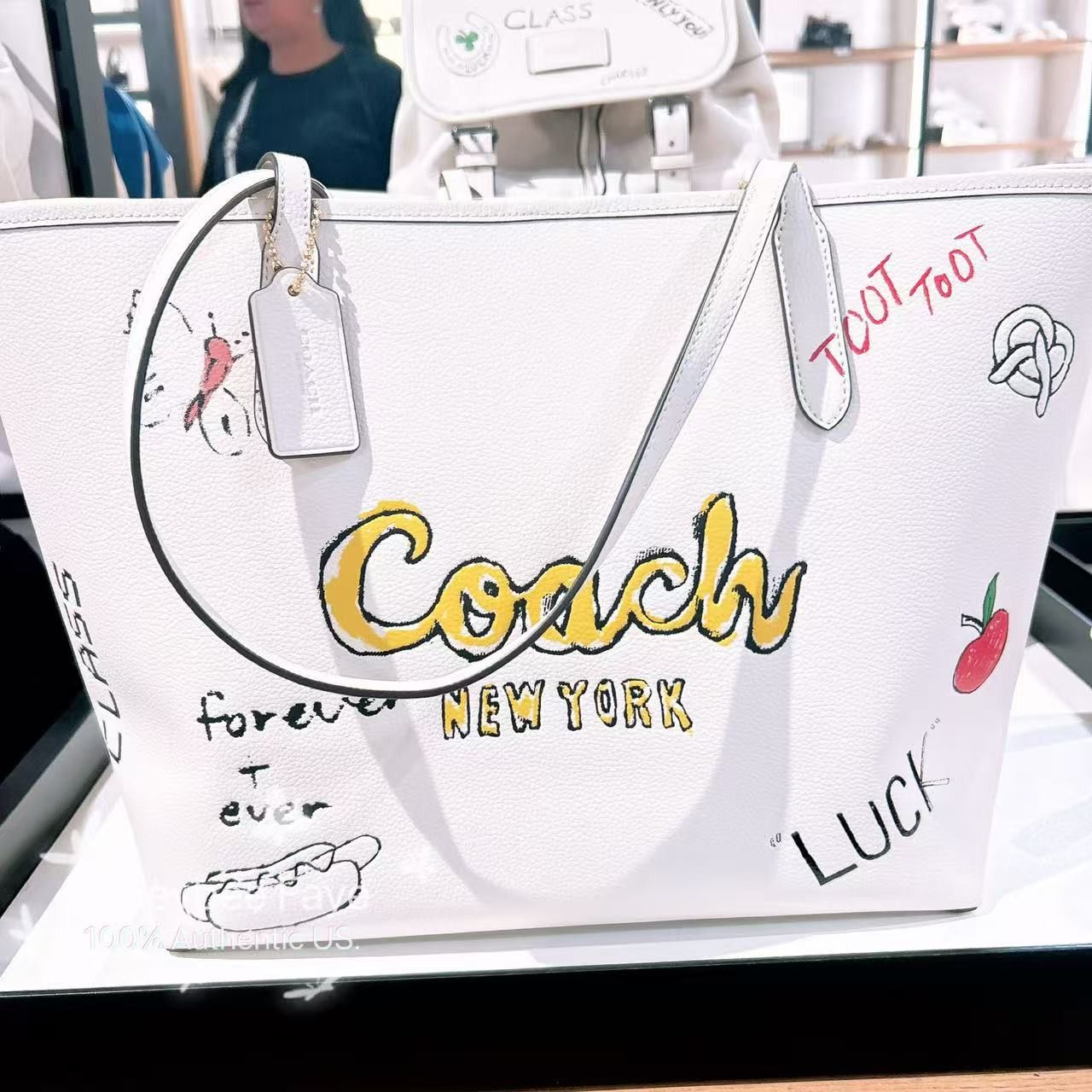 Coach NWT Coach City Tote Bag With Sketch Print CAK18 | Grailed