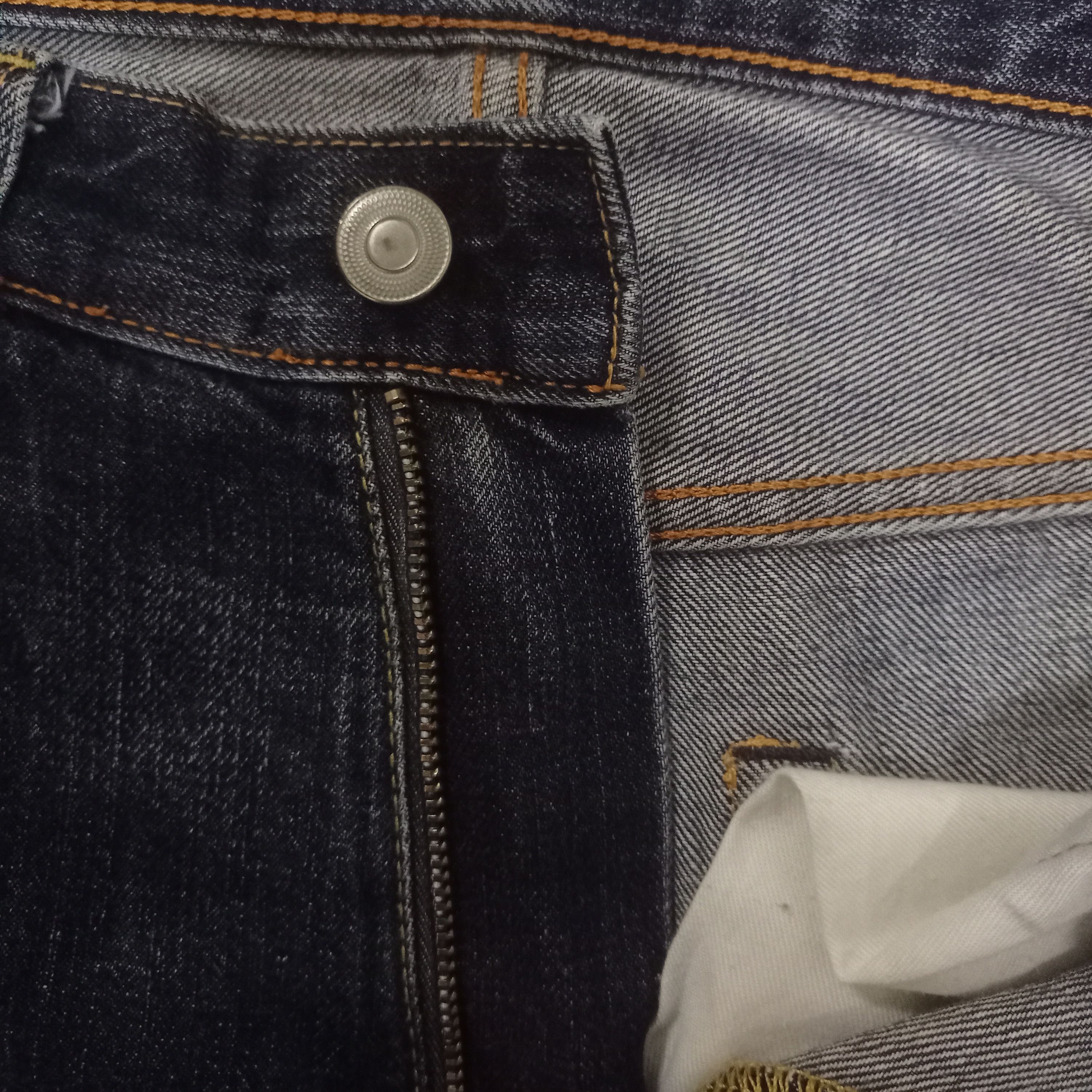 Japanese Brand Vintage Japanese Brand Mud Wash Loose Jeans Size US 32 / EU 48 - 3 Thumbnail