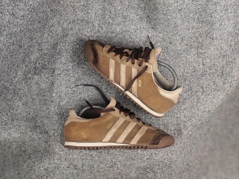 Adidas Vintage Adidas Originals Rom Leather Sneakers Y2K Shoes Size US 9 / IT 39 - 3 Thumbnail