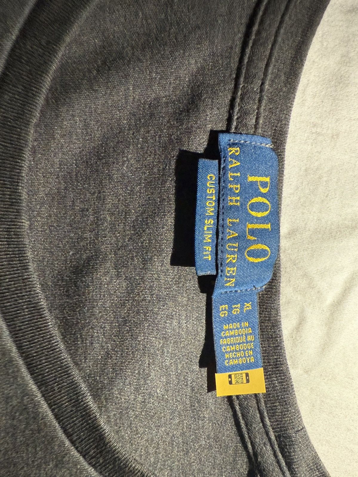 Polo Ralph Lauren Polo Ralph Lauren Custom Slim Fit Tee –Size XL (Fits L) Size US XL / EU 56 / 4 - 5 Thumbnail