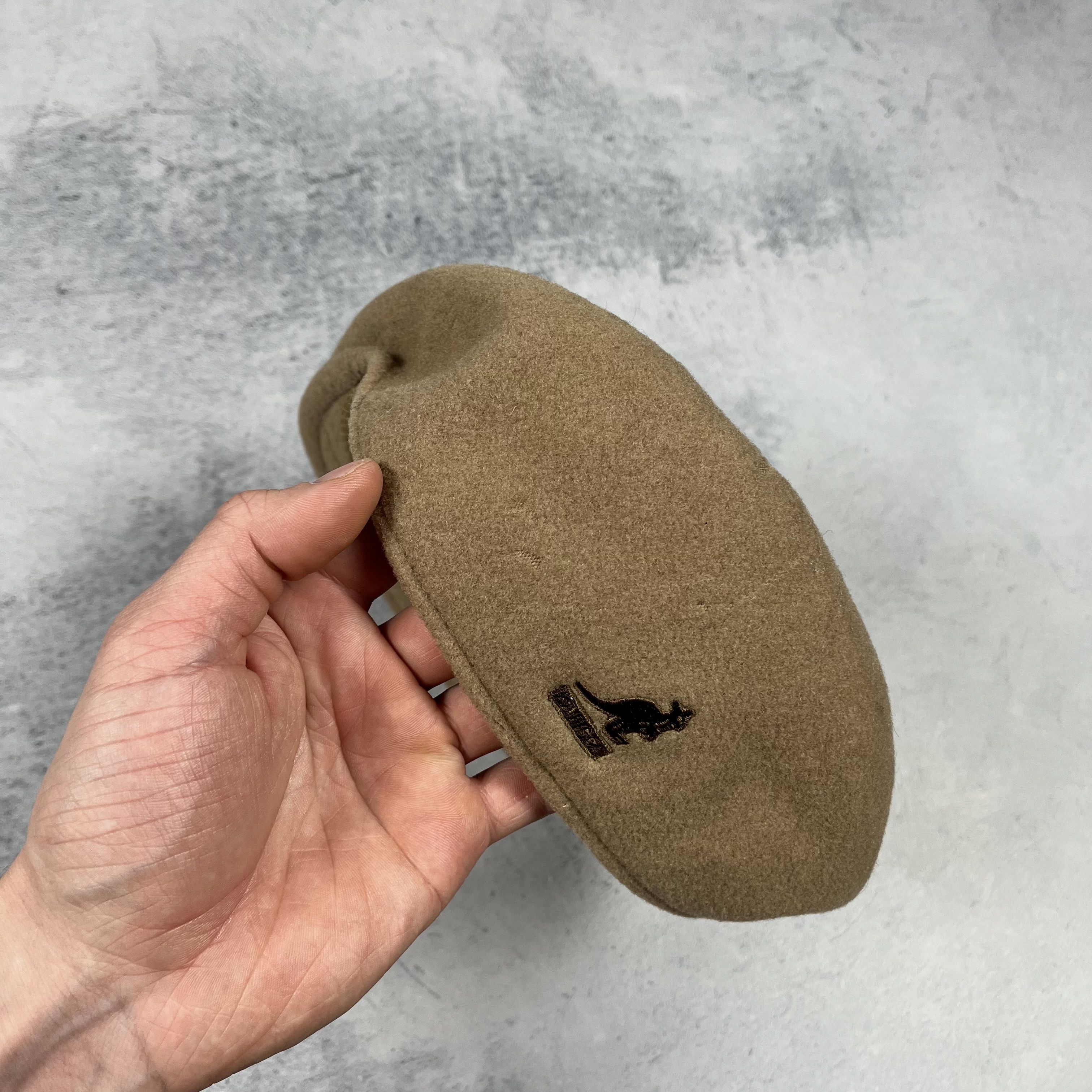 Kangol Ladies Kangol 100% Wool Flat Cap Beige Size ONE SIZE - 9 Thumbnail