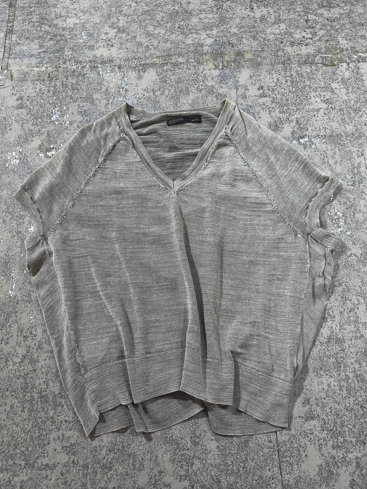 Allsaints rick owens type faded apocalyptical archive look faded top Size US M / EU 48-50 / 2 - 3 Thumbnail
