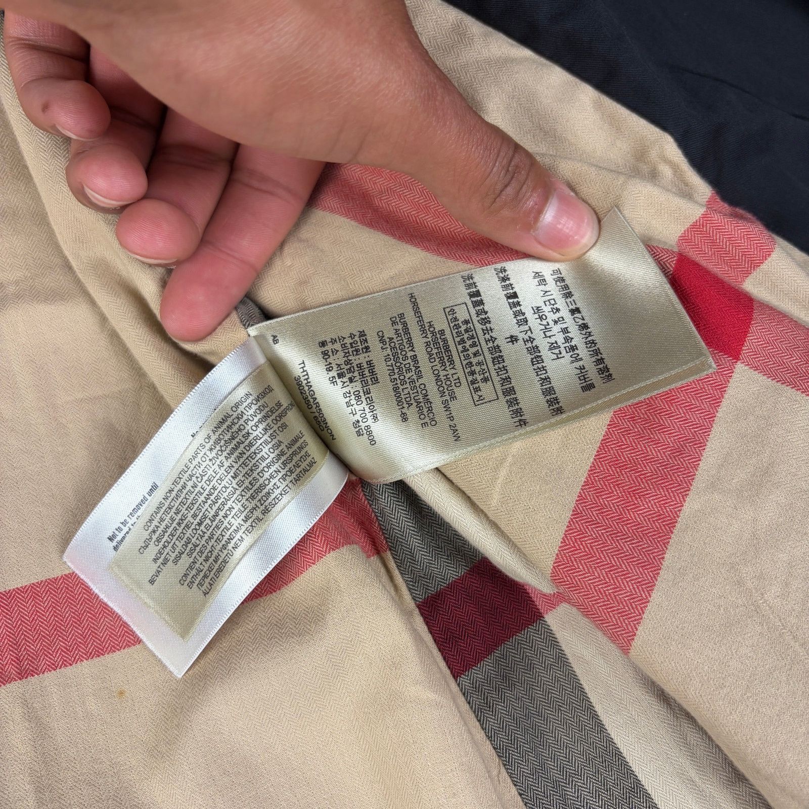 Burberry Burberry Brit Nova Check Double Breasted XXL Trench Coat Size US XXL / EU 58 / 5 - 10 Thumbnail