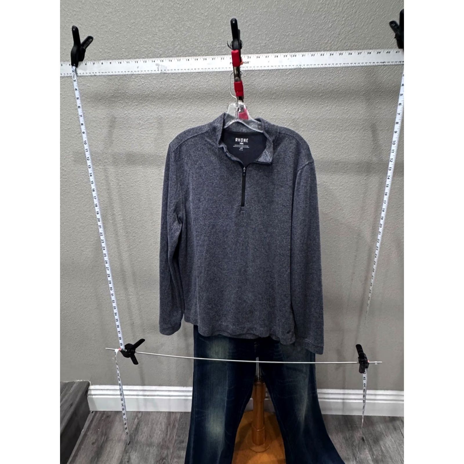 Rhone Rhone Long Sleeve Zippered SWEATER Large L Mens Shirt Multicolor 90s Style Size US L / EU 52-54 / 3 - 3 Thumbnail