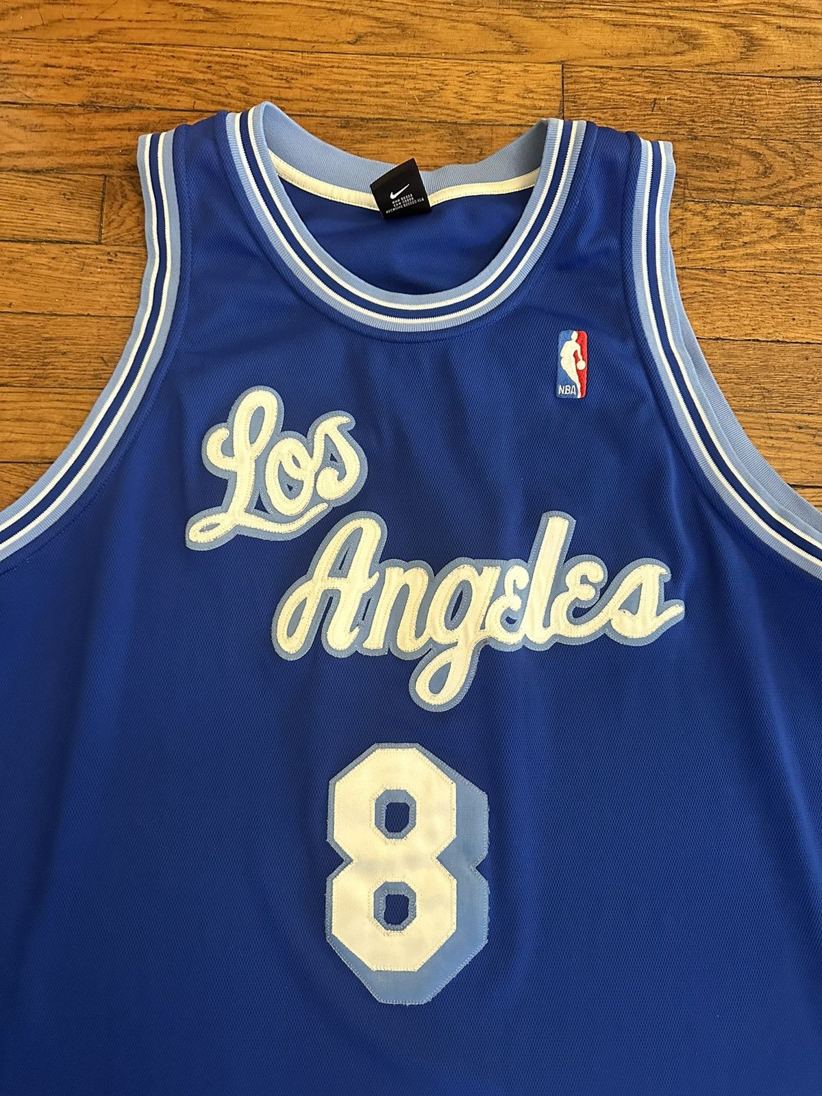 Nike Kobe Bryant Los Angeles Lakers Nike Throwback Script Jersey Size US XXL / EU 58 / 5 - 3 Thumbnail