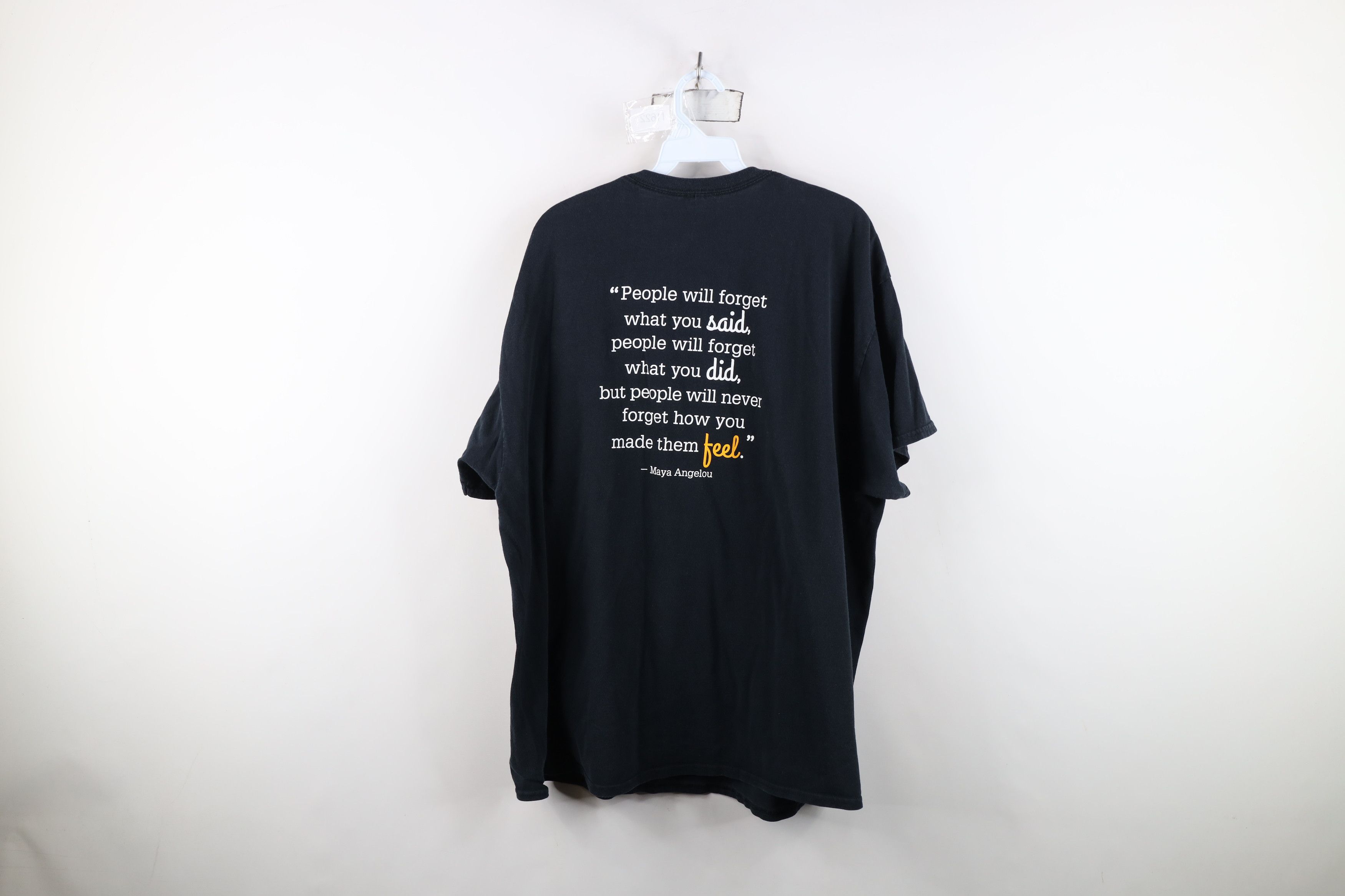 Vintage Vintage Y2K Streetwear Angelou A Smile In Your Voice T-Shirt Size US XXL / EU 58 / 5 - 10 Thumbnail