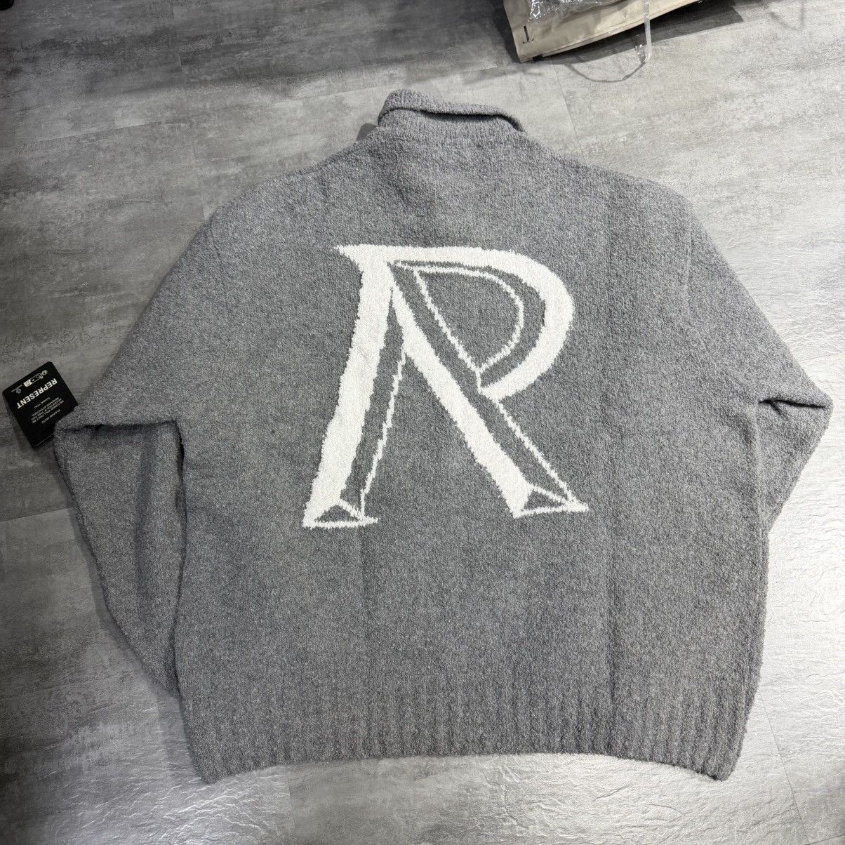 Represent Clo. Represent Initial Boucle Polo - Grey Medium Size US M / EU 48-50 / 2 - 3 Thumbnail