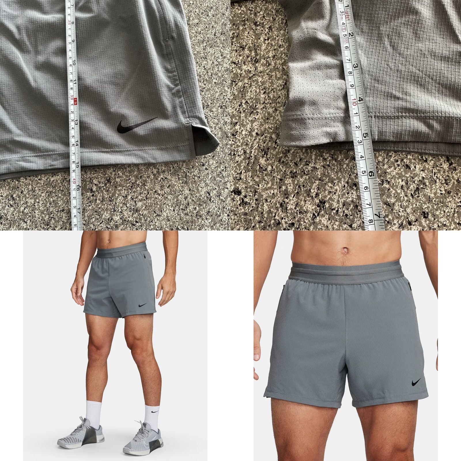 Nike Nike Flex Repel Dri-FIT 5" Unlined Training Shorts Mens XL Gray Nike Flex Repel 5" Training Shorts Mens XL Gray FN3002-084 Size US 36 / EU 52 - 8 Thumbnail