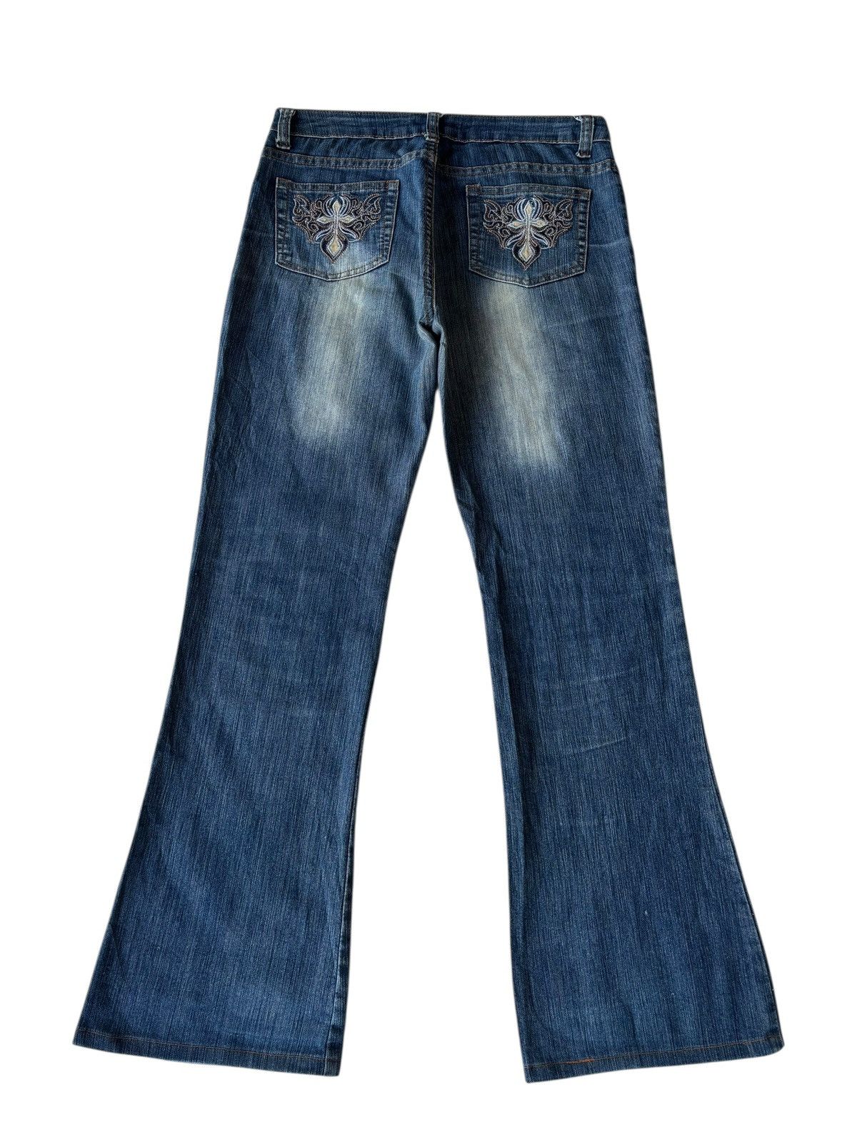 Kapital 💥HAPHAZARD FLARE JEANS BOOTCUT DENIM JAPANESE STYLE Size US 32 / EU 48 - 1 Thumbnail