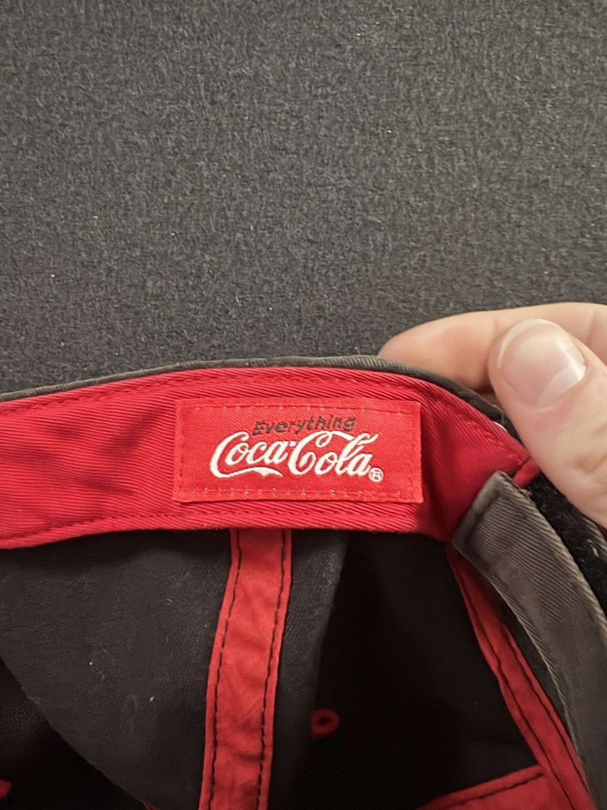Coca Cola Faded Embroidered hat Size ONE SIZE - 4 Thumbnail