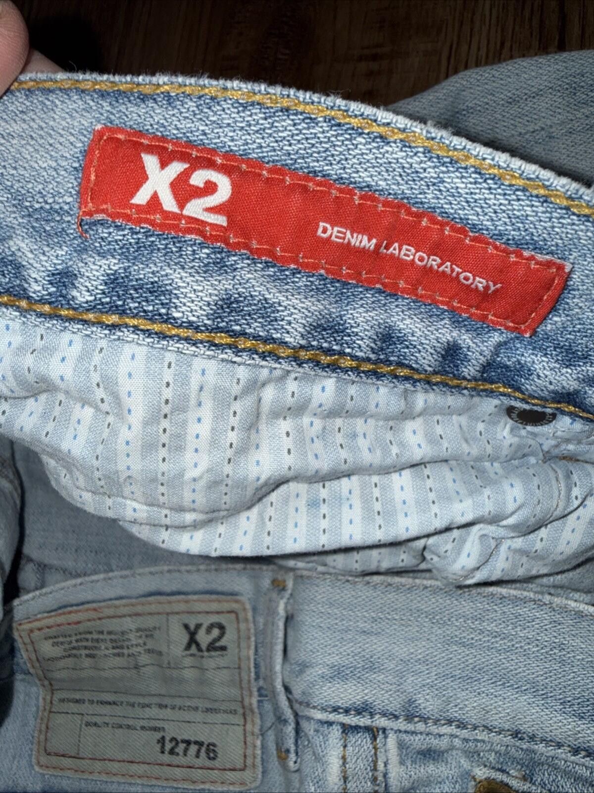 X2 Vtg Y2K X2 Jeans Men Loose Bootcut Blue 34x32 M42 Size US 34 / EU 50 - 7 Thumbnail