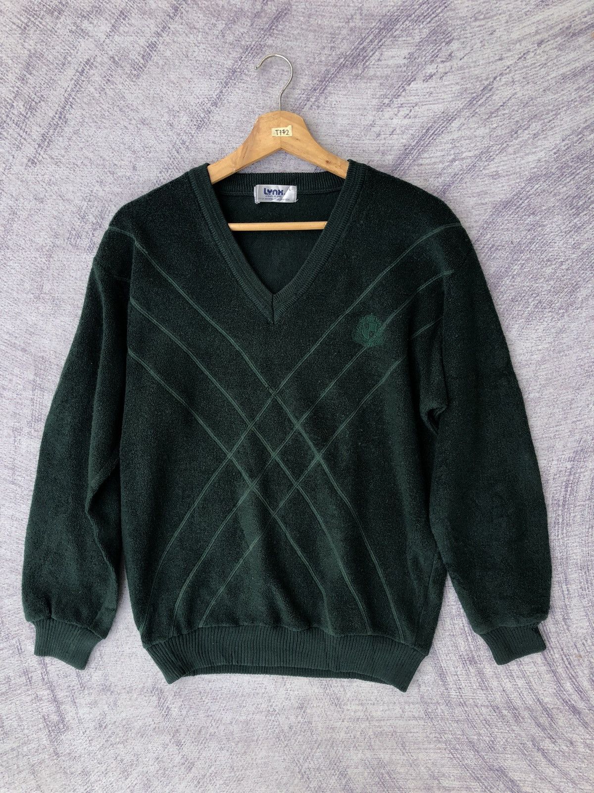 Beauty Beast × Designer 🔴Vintage LYNX Fleece Jumper Knitsweater Nice Pettern Size US M / EU 48-50 / 2 - 4 Thumbnail