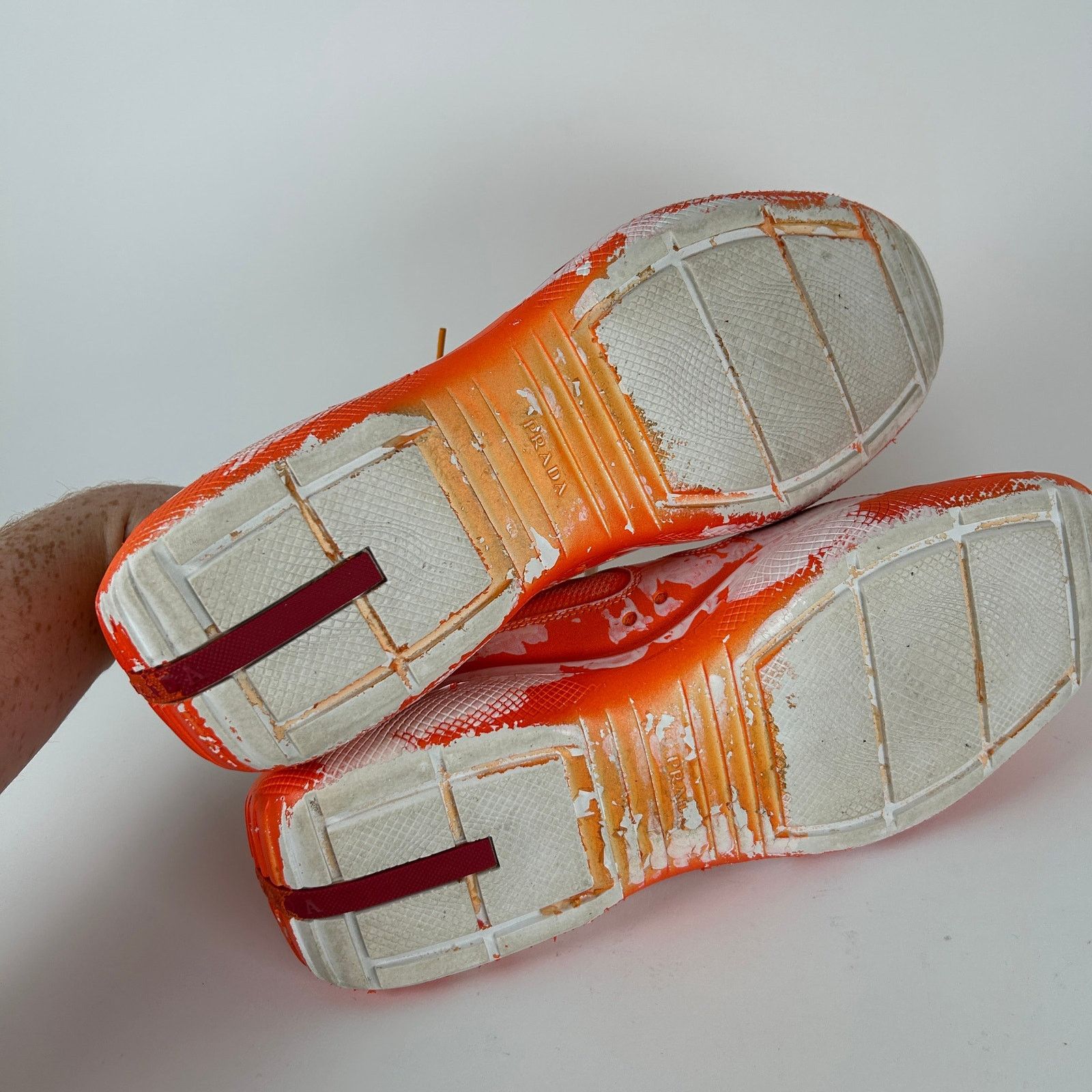 Prada Prada x Cassius Hirst Orange 'Sust4in' Cups Size 9 Size US 10.5 / EU 43-44 - 7 Thumbnail