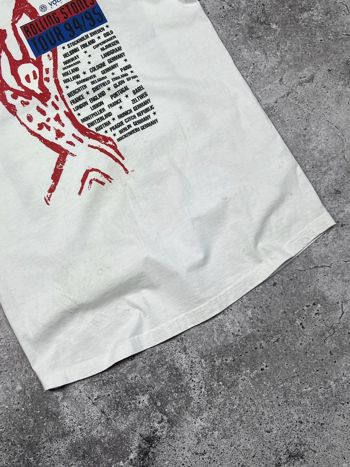 Band Tees × The Rolling Stones × Vintage Vintage The Rolling Stones 94-95 Voodoo Lounge Tour T-shirt Size US M / EU 48-50 / 2 - 8 Thumbnail