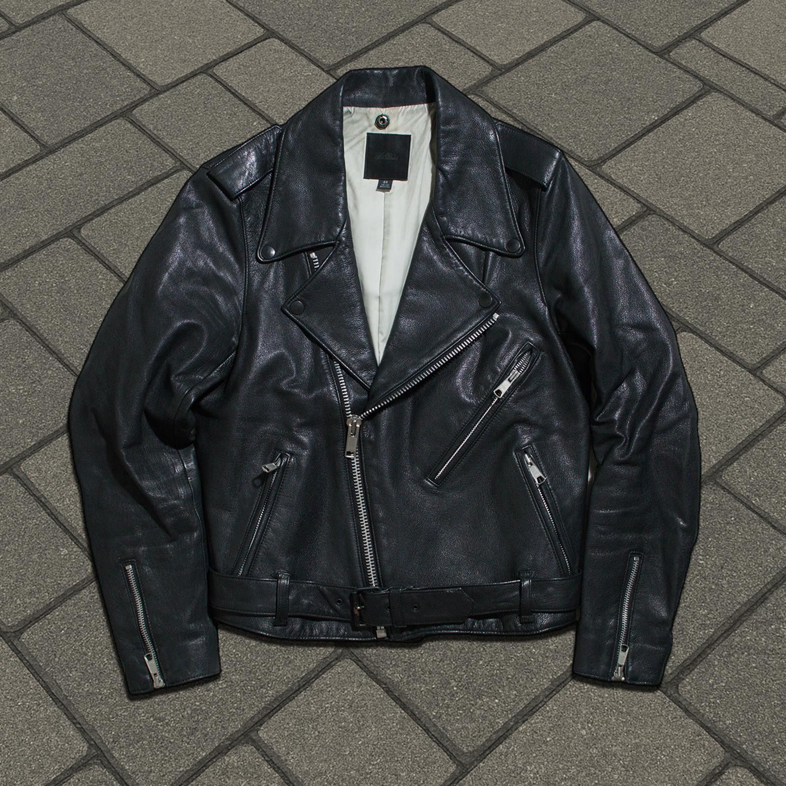 Lad Musician AW07 Lad Musician Cropped Lambskin Leather Rider