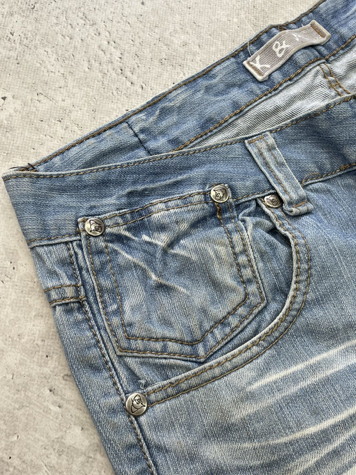 Diesel Distressed japanese y2k diesel style jeans pants Size US 36 / EU 52 - 6 Thumbnail