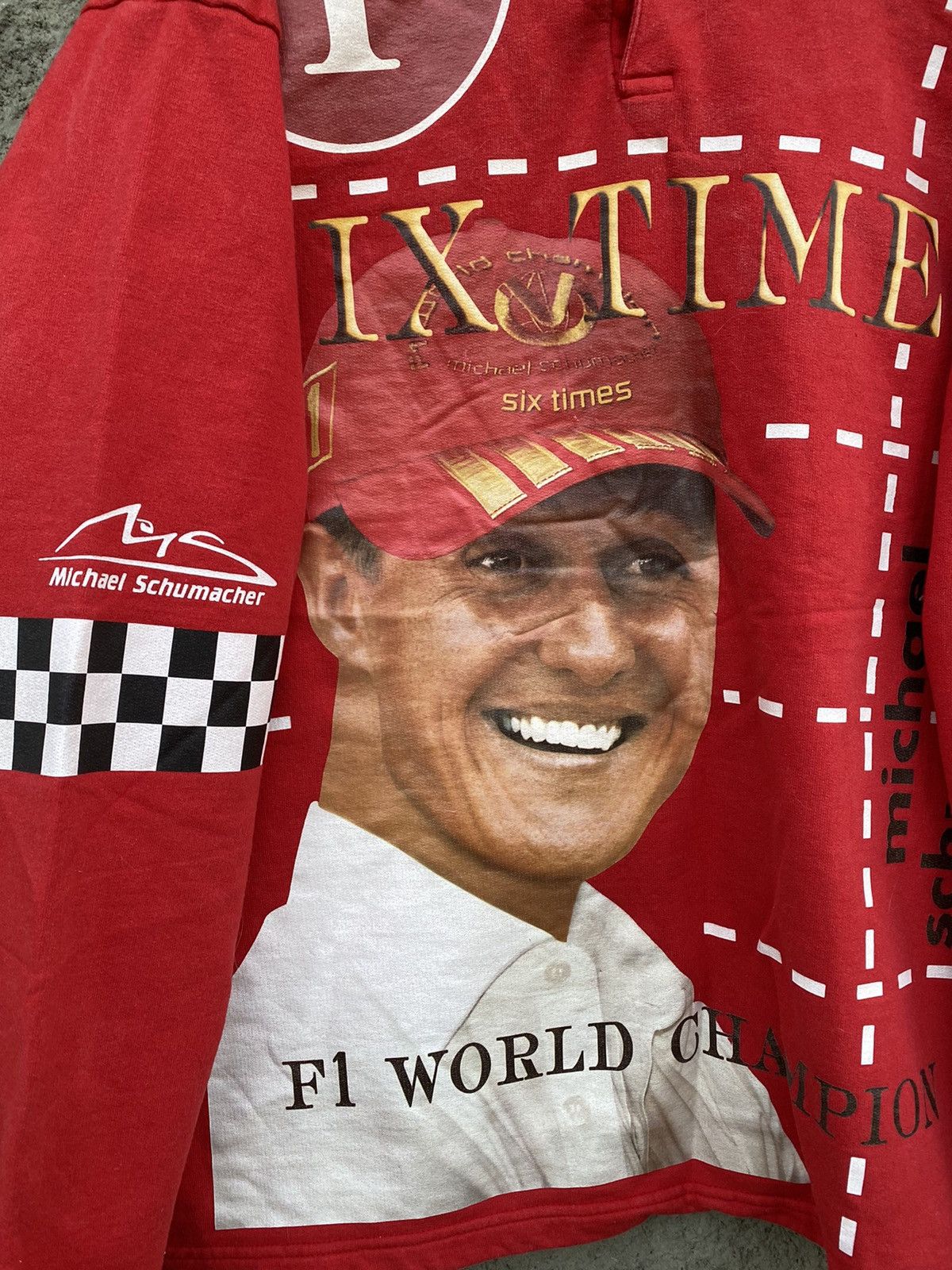 Formula 1 Vintage boxy fit baggy hoodie formula 1 Michael Schumacher Size US M / EU 48-50 / 2 - 3 Thumbnail