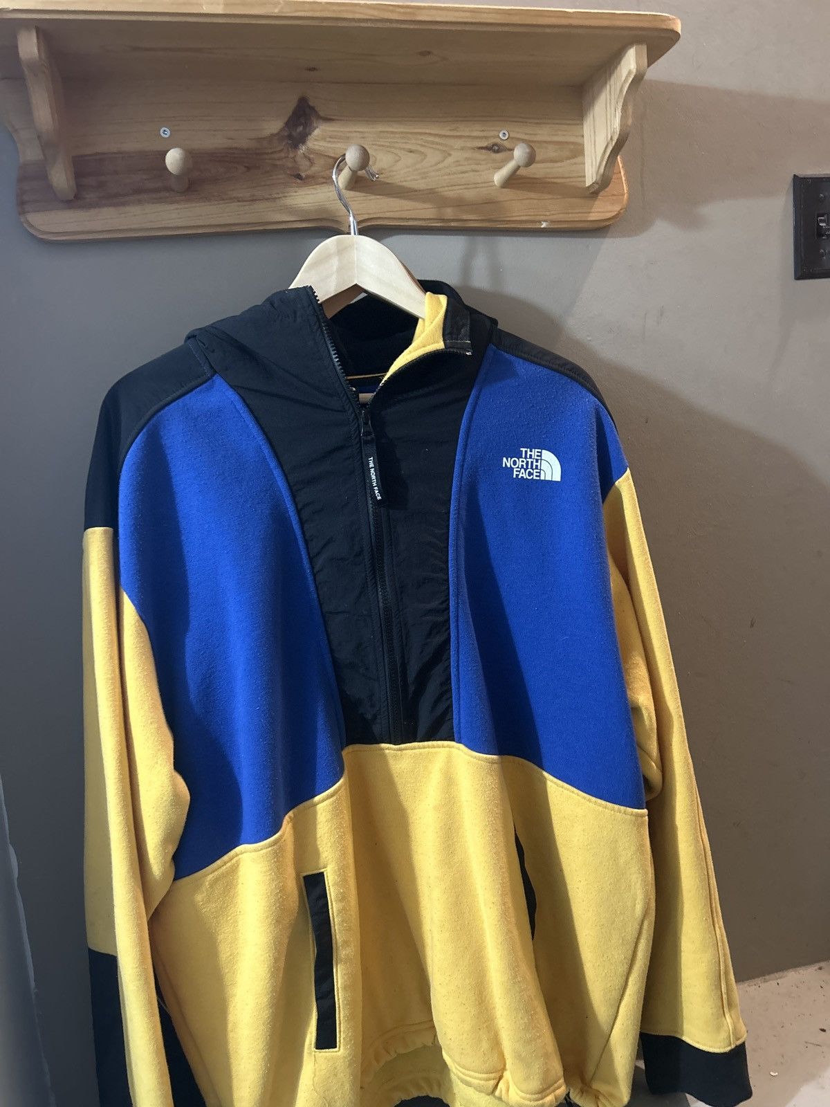 image of The North Face North Face Vintage Half Zip (Heavyweight) in Blue, Men's (Size XL)