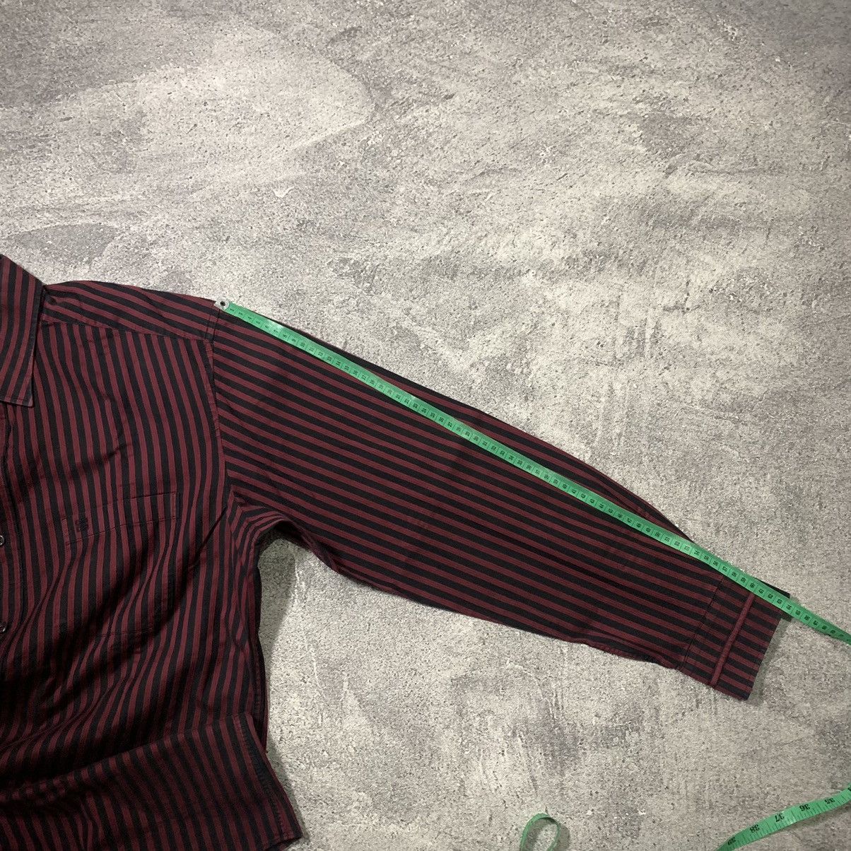 Givenchy VINTAGE GIVENCHY BUTTOP UP STRIPE SHIRT Size US XL / EU 56 / 4 - 11 Thumbnail